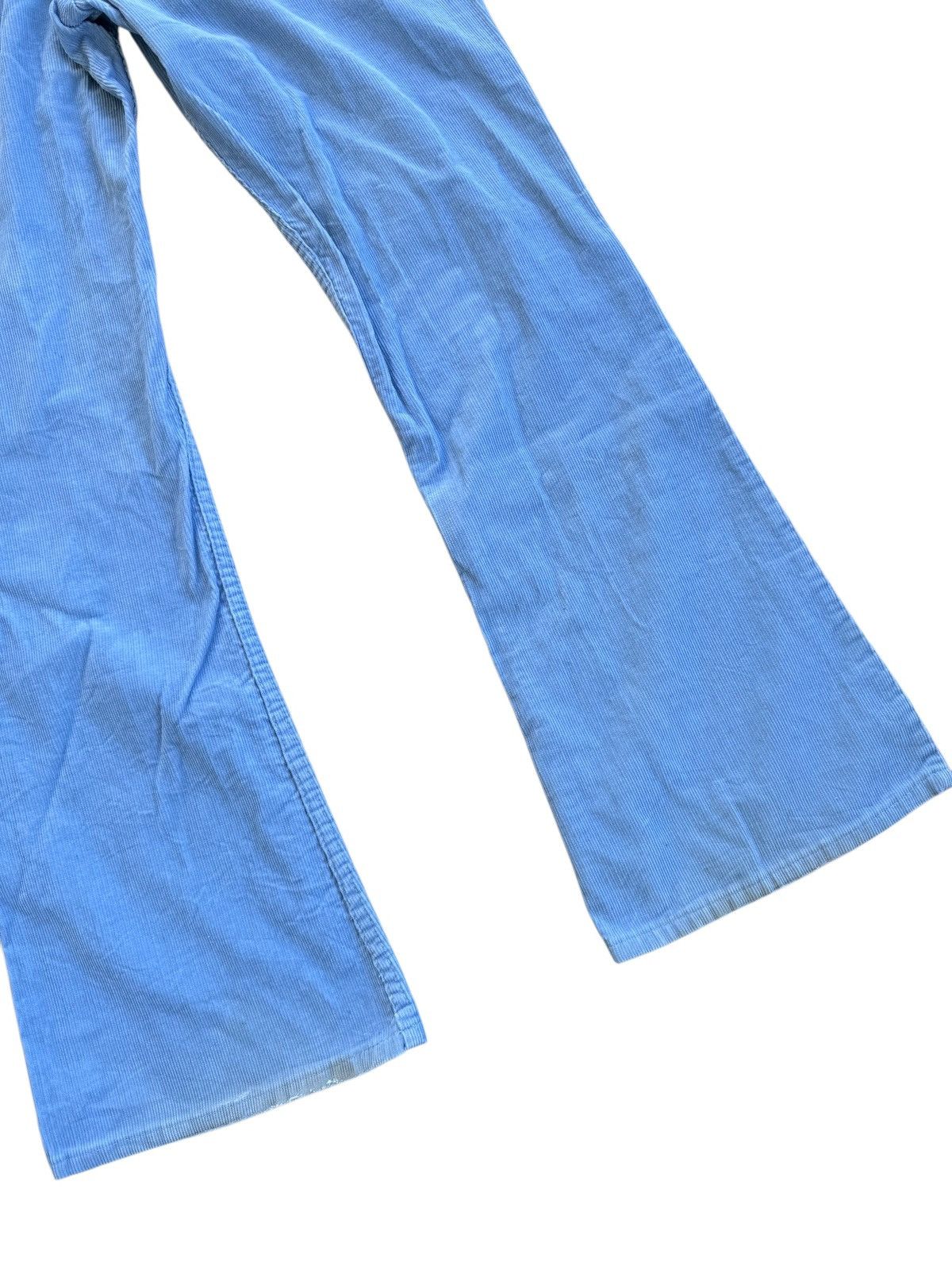 Levi's Vintage 1970s Levis Blue Corduroy Flare Pants Size US 30 / EU 46 - 11 Thumbnail