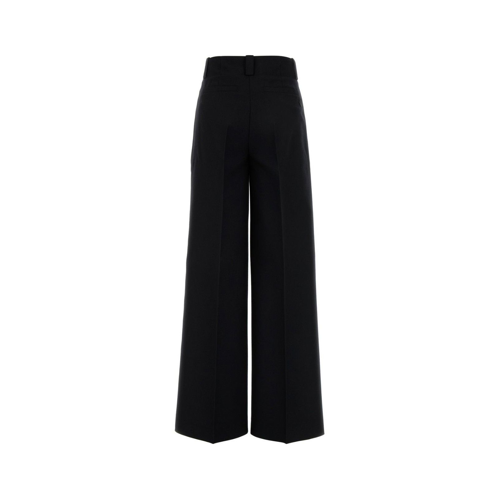 Moncler MONCLER Black Polyester Blend Palazzo Pants New & Authentic Size 28" / US 6 / IT 42 - 2 Thumbnail
