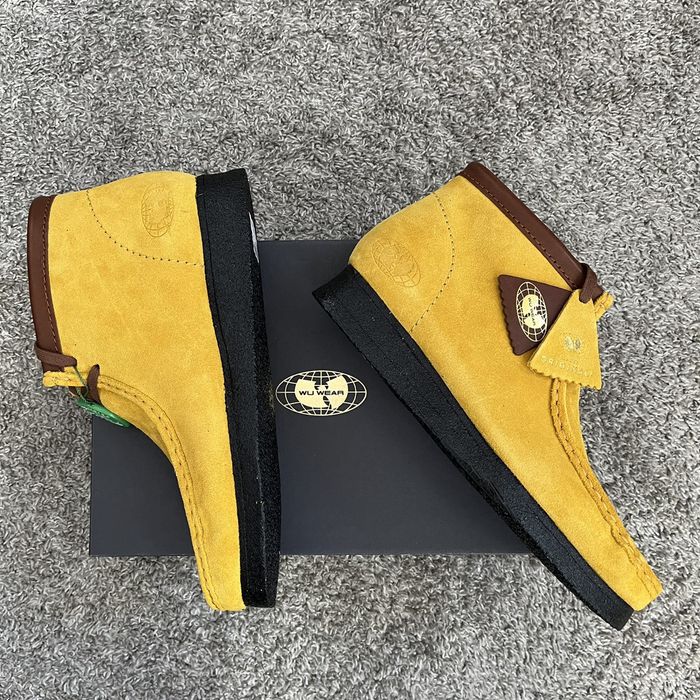 Wu tang cheap wallabee yellow