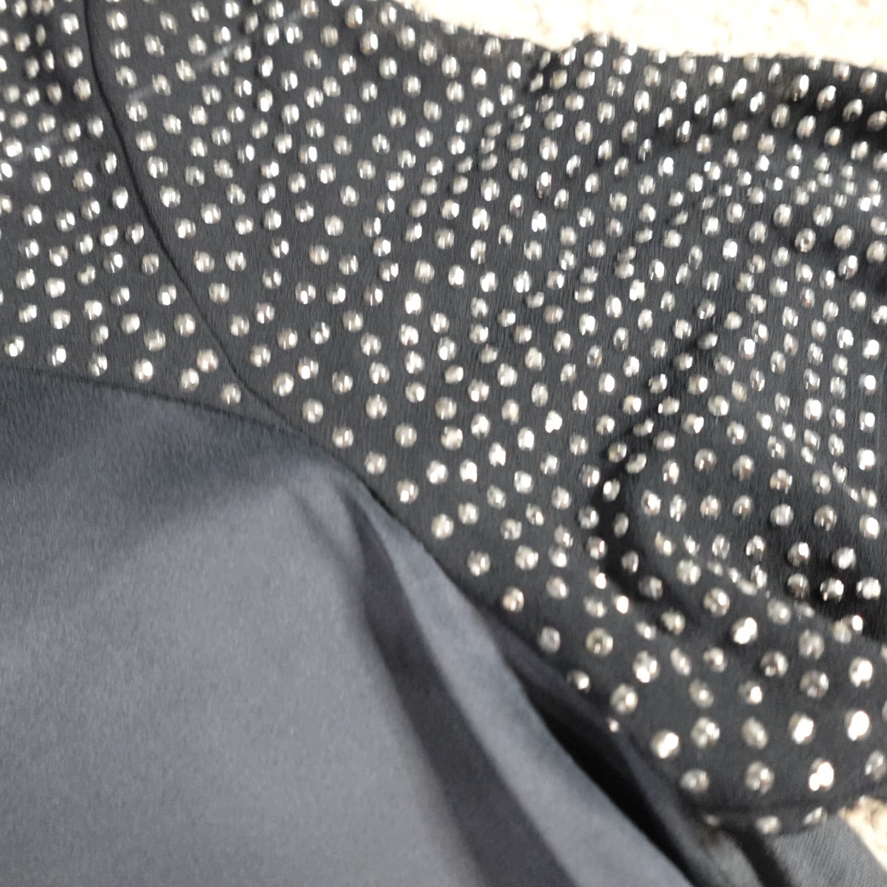 Rebecca Taylor Rebecca Taylor Blouse Top 2 Black Silk Sequins Short Sleeve Pullover Womens 2 Polyester Silk Sequin Solid Basic Everyday Favorites Size XS / US 0-2 / IT 36-38 - 2 Thumbnail