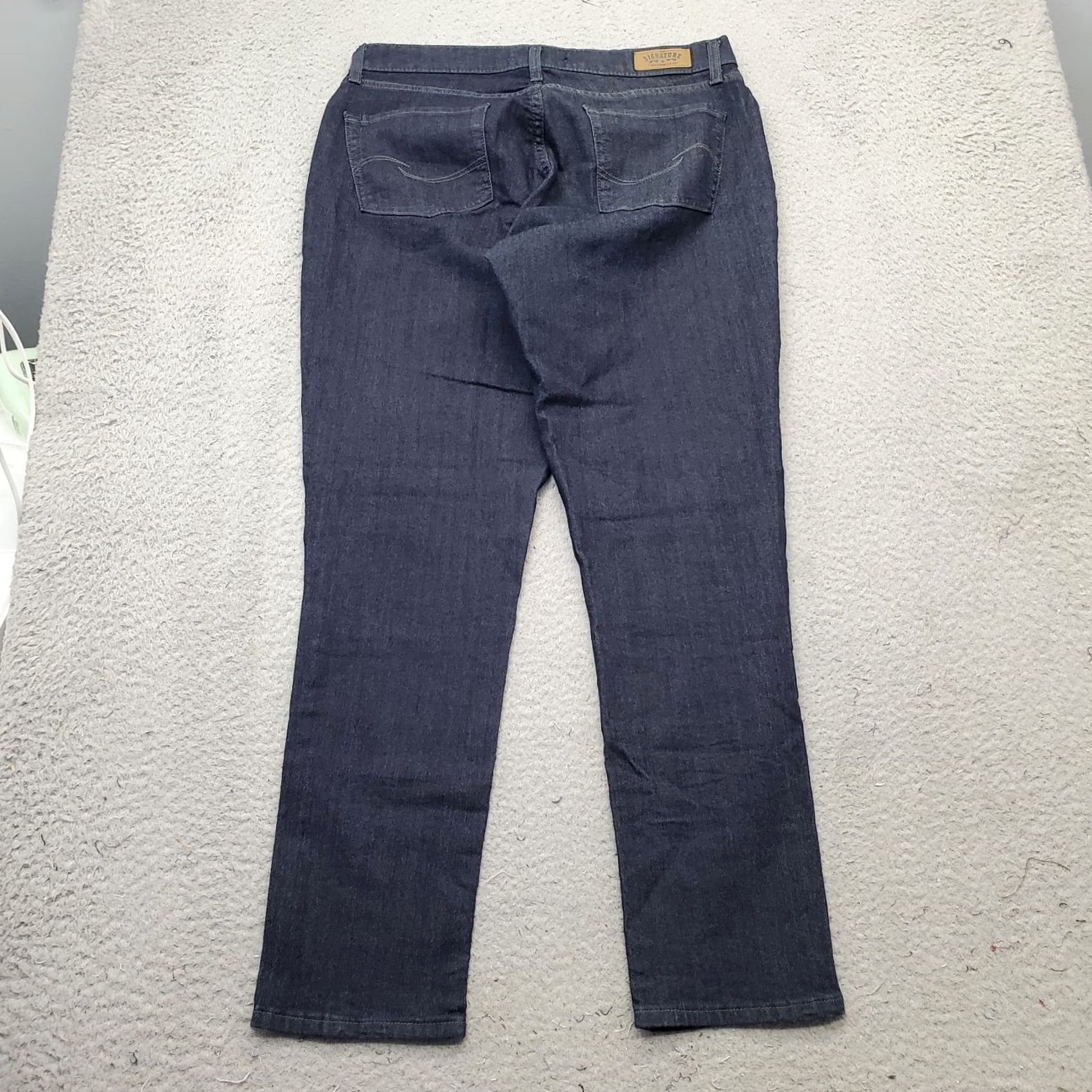 Levi's Levi's Signature Curvy Jeans Womens 12 Blue Denim Skinny Leg Jeans Size 34" / US 12 / IT 48 - 2 Thumbnail