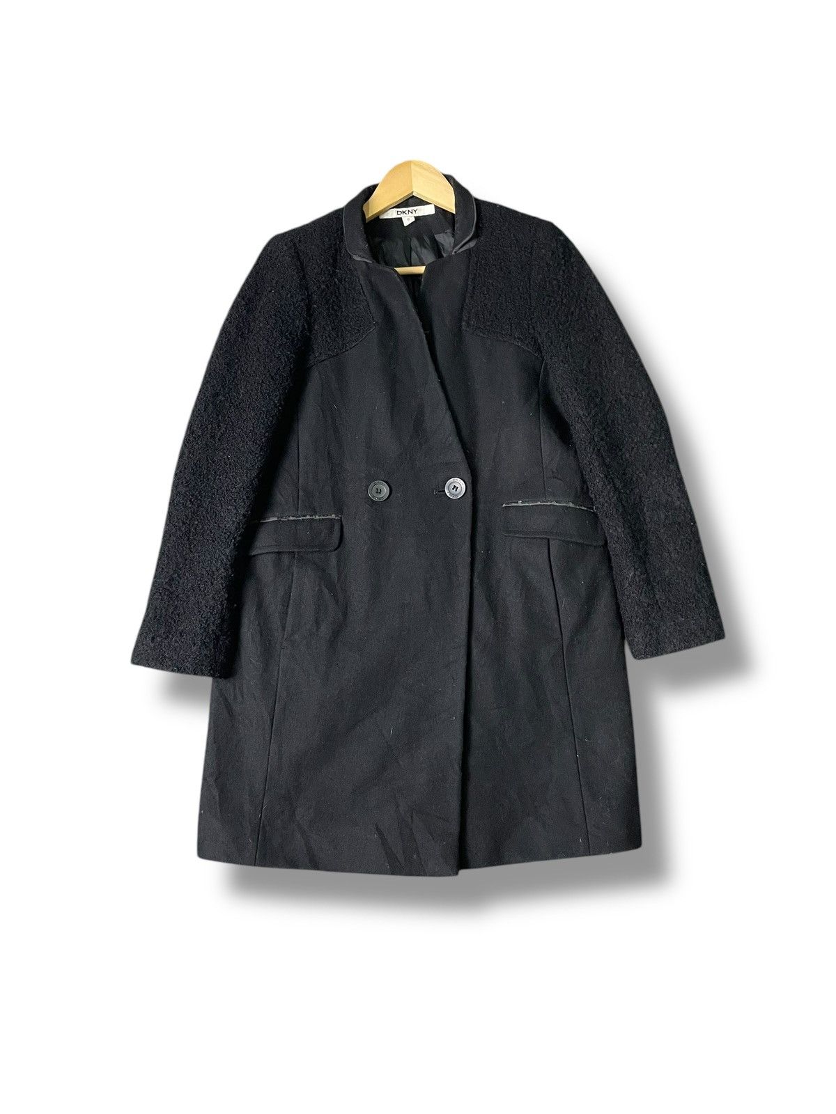 DKNY × Designer × Vintage DKNY x Vintage Double Breasted Wool Coat (42) Size US XS / EU 42 / 0 - 1 Thumbnail