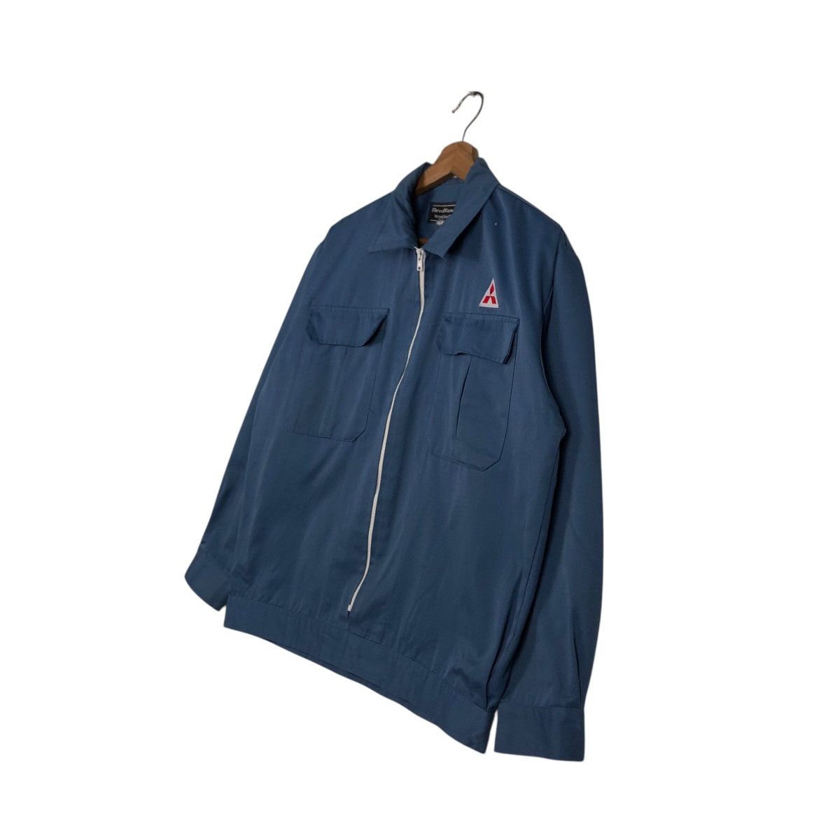 Japanese Brand × Vintage 📌Vintage Chore Worker Racing Jacket Mitsubishi Jdm Big Logo Size US M / EU 48-50 / 2 - 3 Thumbnail