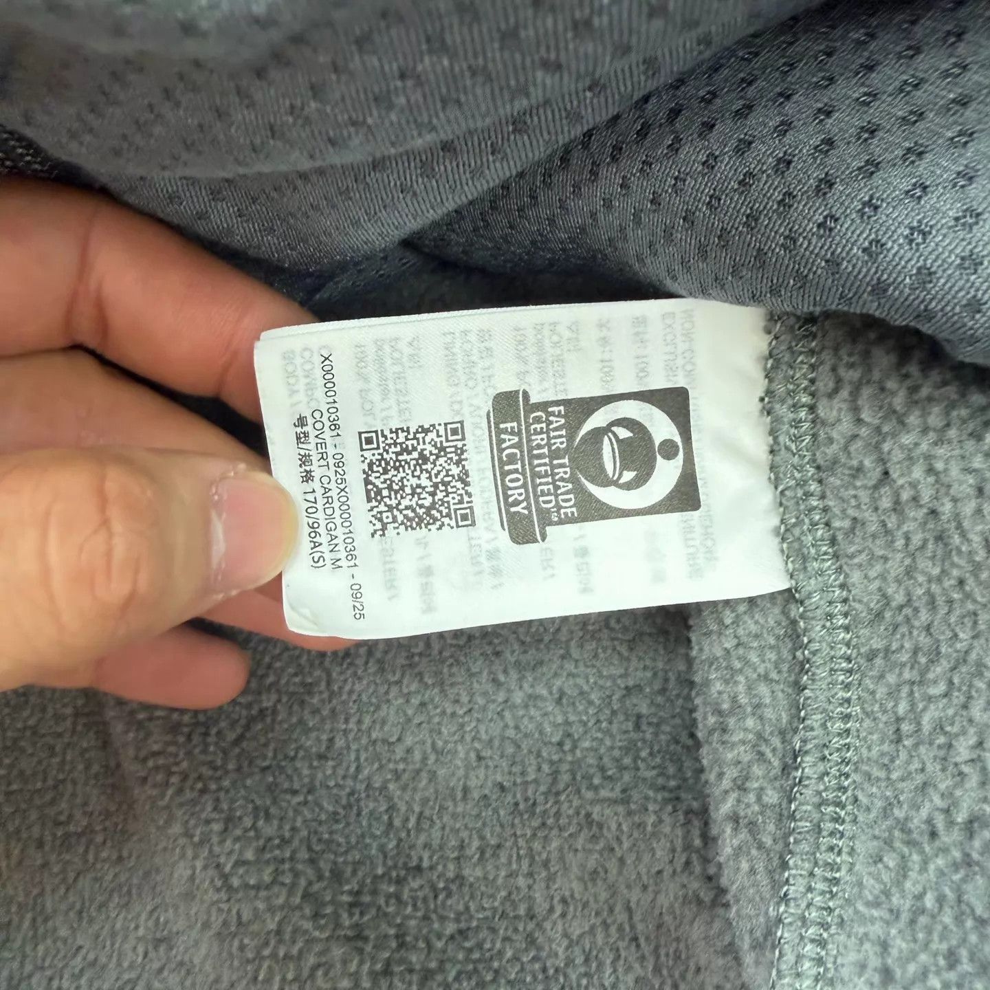 Arc'teryx Arc'teryx COVERT Fleece Jacket Space Gray S Worn 2x Size US S / EU 44-46 / 1 - 5 Thumbnail