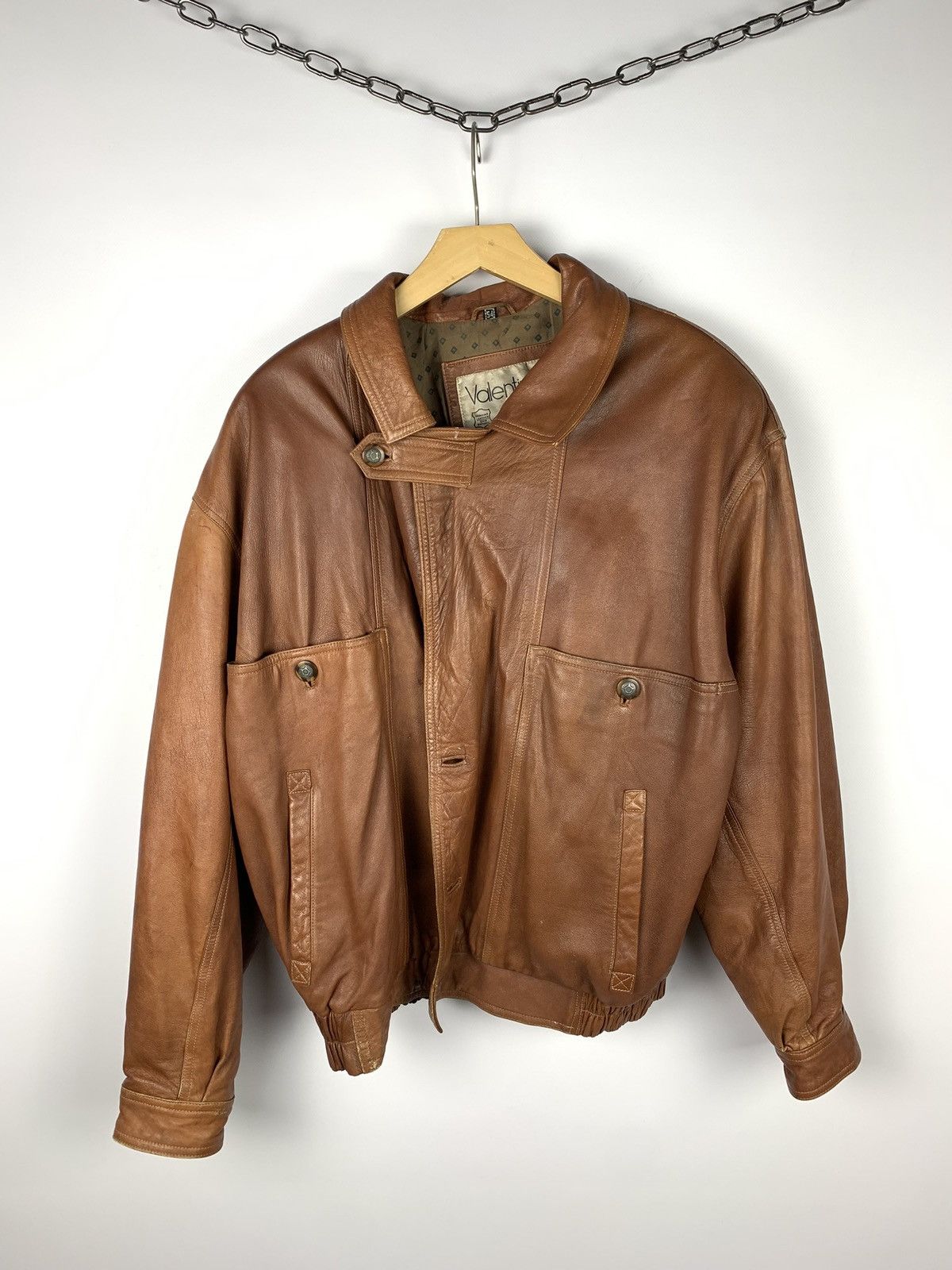 Avant Garde × Genuine Leather × Valentino Vintage Valentino Vera Pelle Real Leather Jacket Rare 80's | Grailed Avant Garde × Genuine Leather × Valentino Vintage Valentino Vera Pelle Real Leather Jacket Rare 80's | Grailed