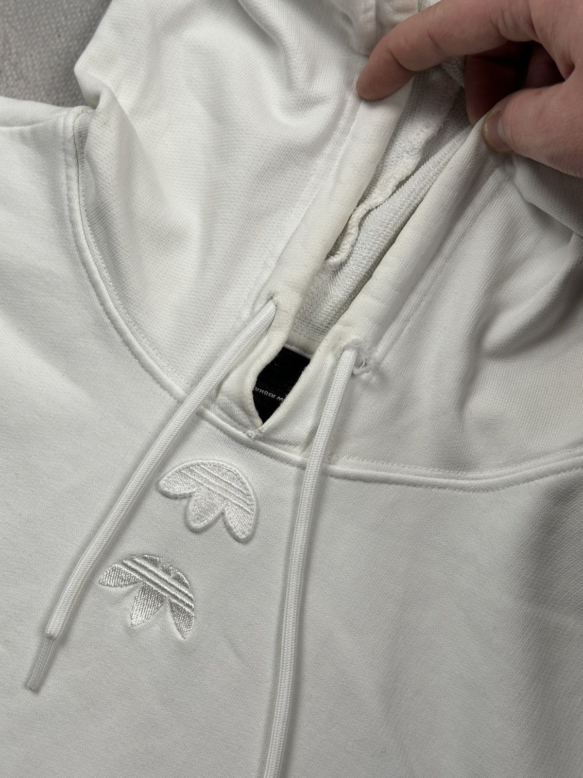 Adidas × Alexander Wang Adidas Alexander Wang Hoodie Trefoil Embroidery Oversized Size US L / EU 52-54 / 3 - 11 Thumbnail
