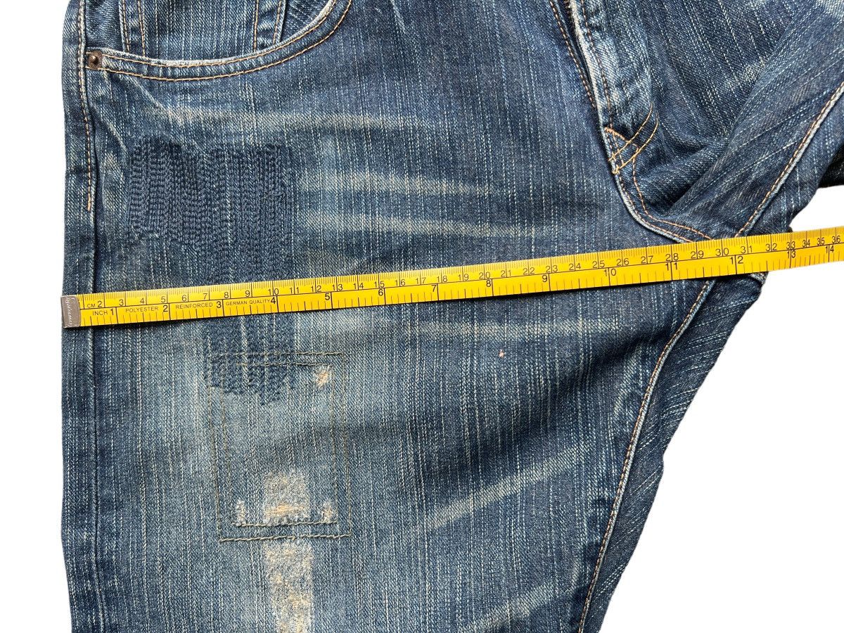 Edwin Vintage Edwin XV Jeans Patch Work Distressed Jeans 34x30 Size US 34 / EU 50 - 15 Thumbnail