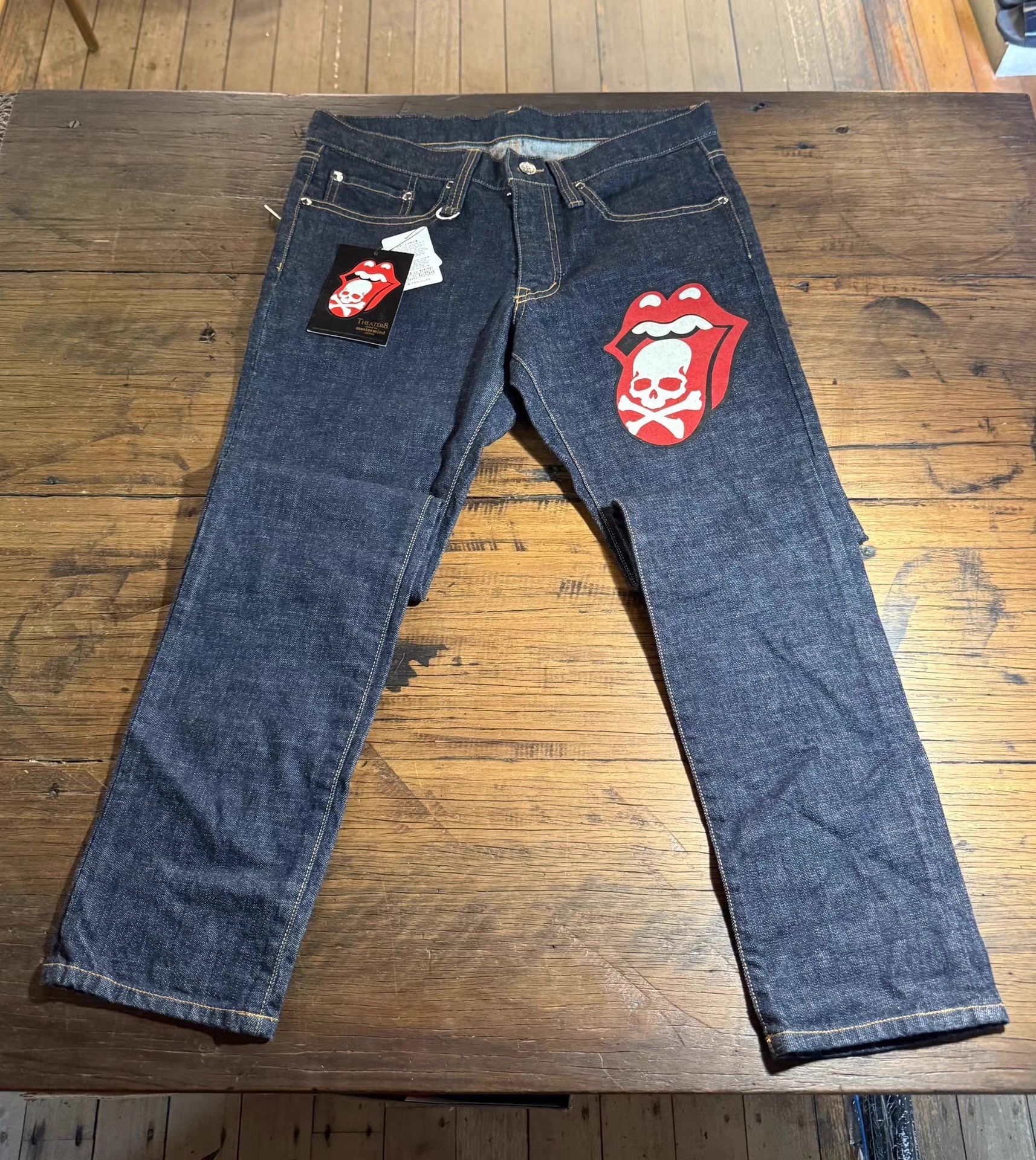 Mastermind Japan MMJ, Mastermind Japan one wash denim jeans。Ｑ25 Size US 34 / EU 50 - 1 Thumbnail
