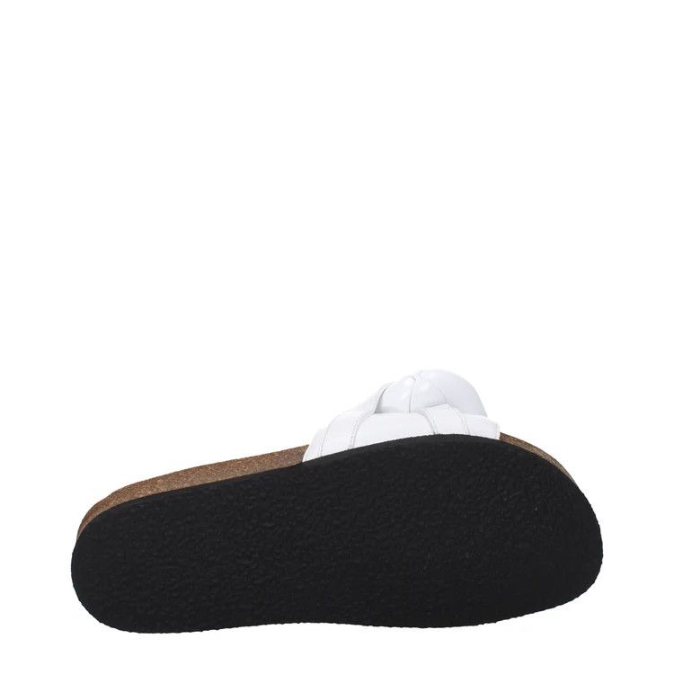 JW Anderson ob1o1e1124 Leather Slippers in White Size US 9 / IT 39 - 5 Thumbnail