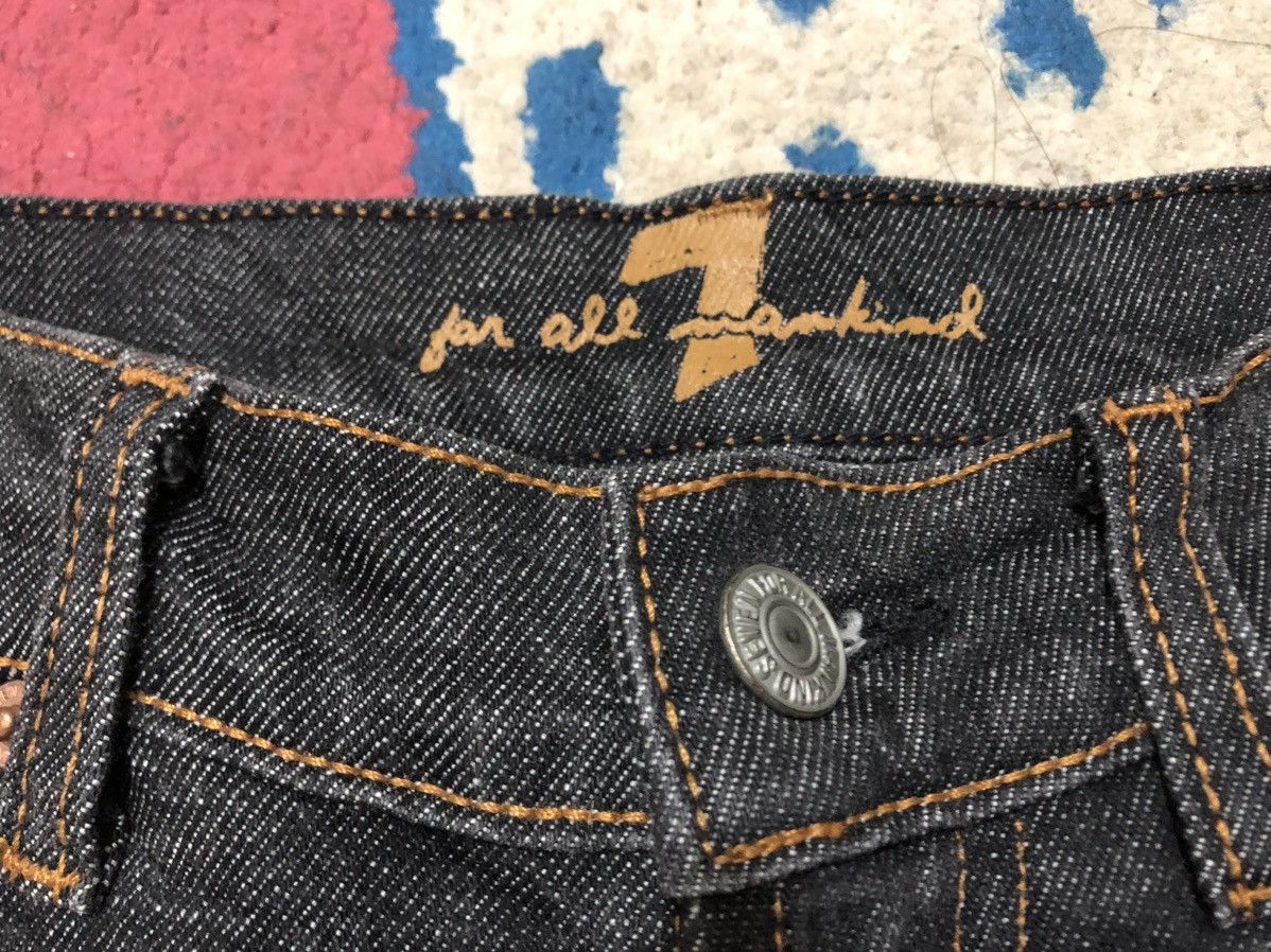 7 For All Mankind 7 For All Mankind Frayed Mud Wash Flares Distressed Jeans Size 24" / US 00 / IT 34 - 13 Thumbnail