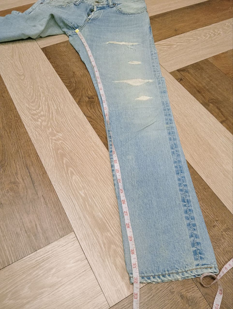 Johnbull JOHN BULL JAPAN SELVEDGE DISTRESSED JEANS - SIZE 30 Size US 30 / EU 46 - 14 Thumbnail