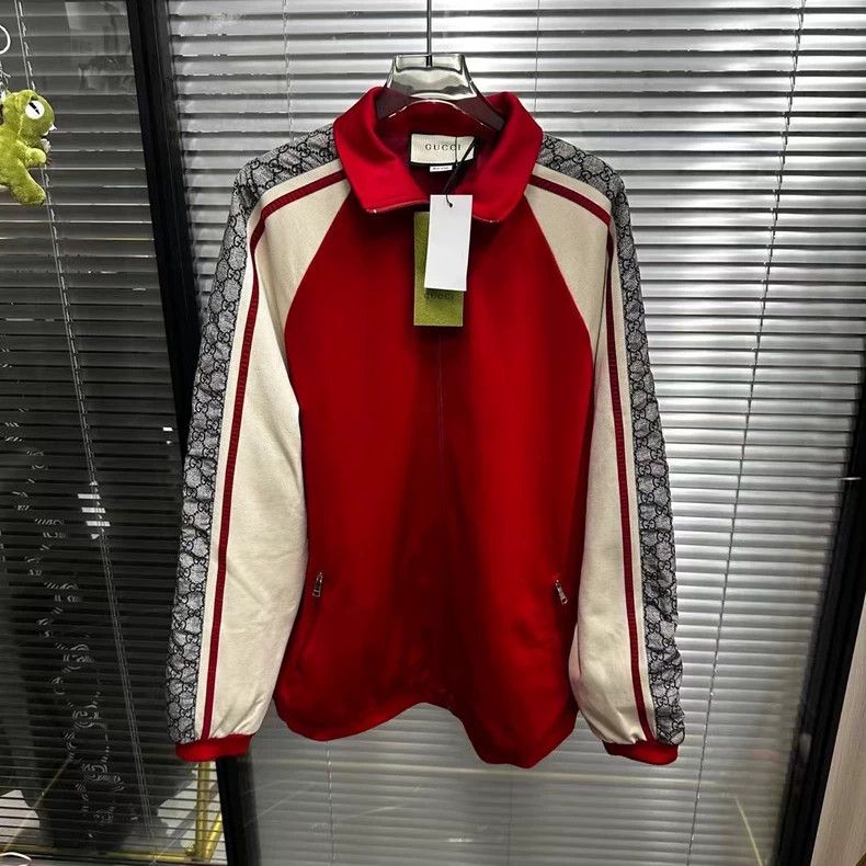 Gucci Gucci Red Snake Print Zip Jacket Size S - dmc Size US S / EU 44-46 / 1 - 1 Thumbnail