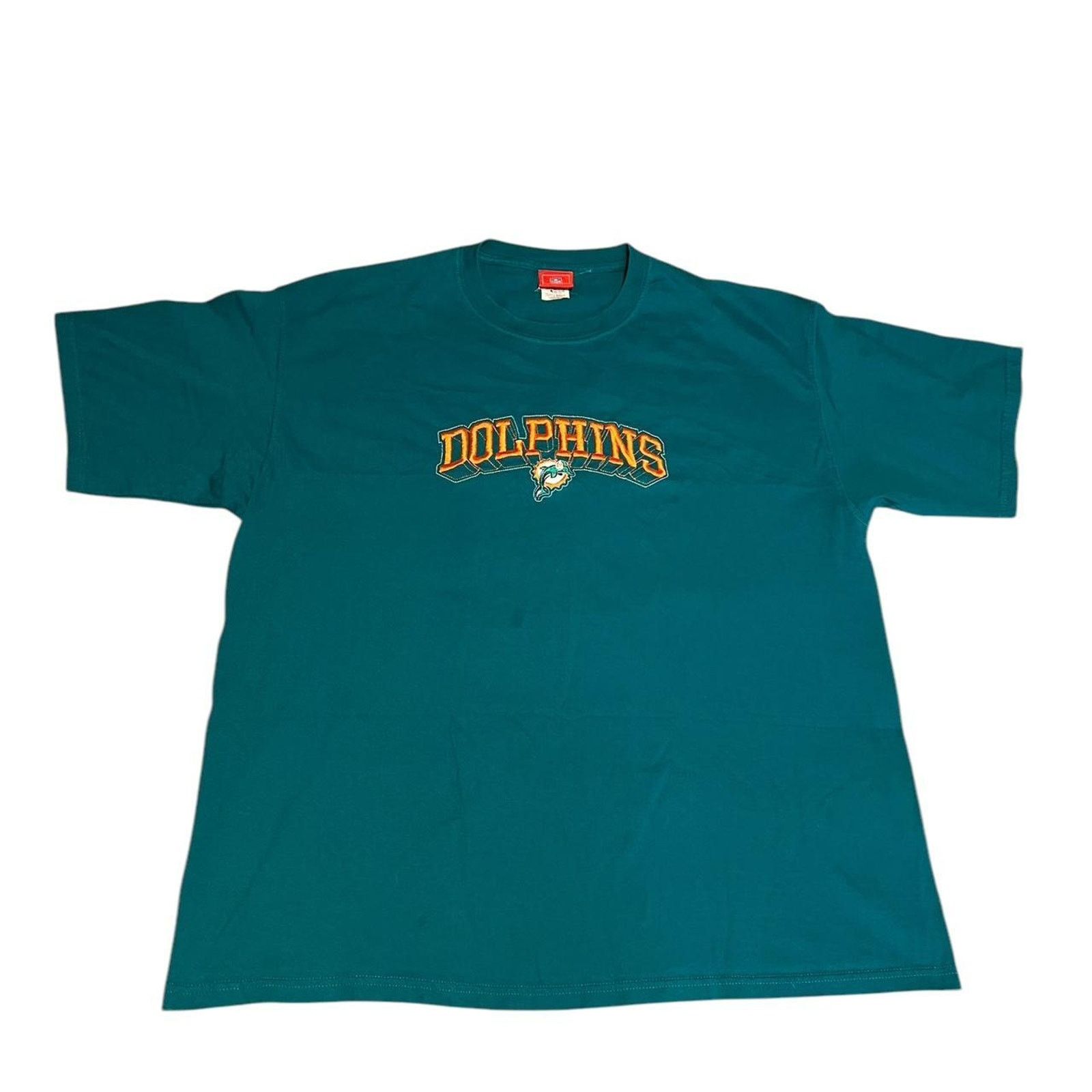 NFL Vintage miami dolphins stitched tee Size US XXL / EU 58 / 5 - 1 Thumbnail