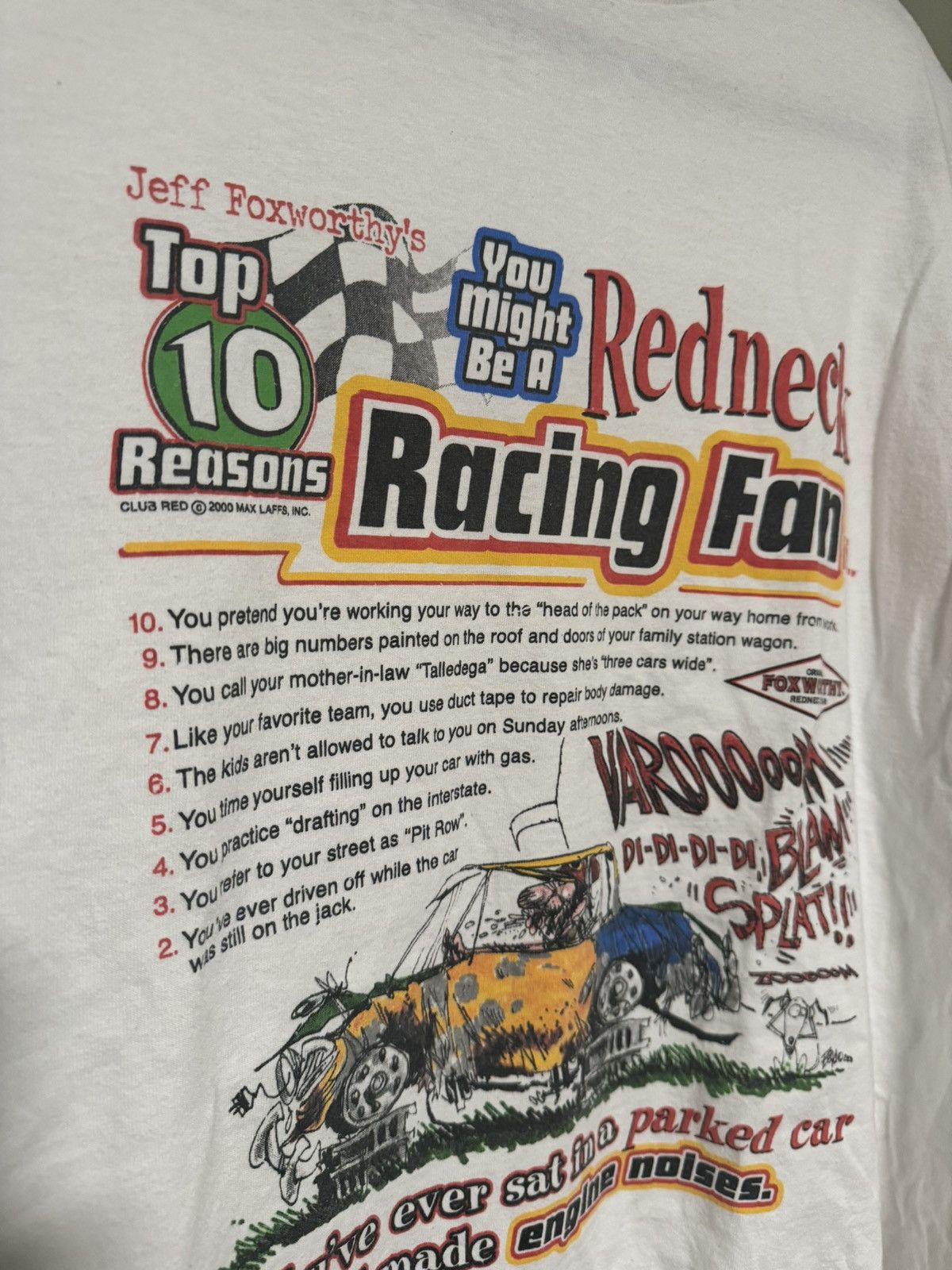 Vintage Vintage Redneck Racing Fan Tee Size US M / EU 48-50 / 2 - 2 Thumbnail