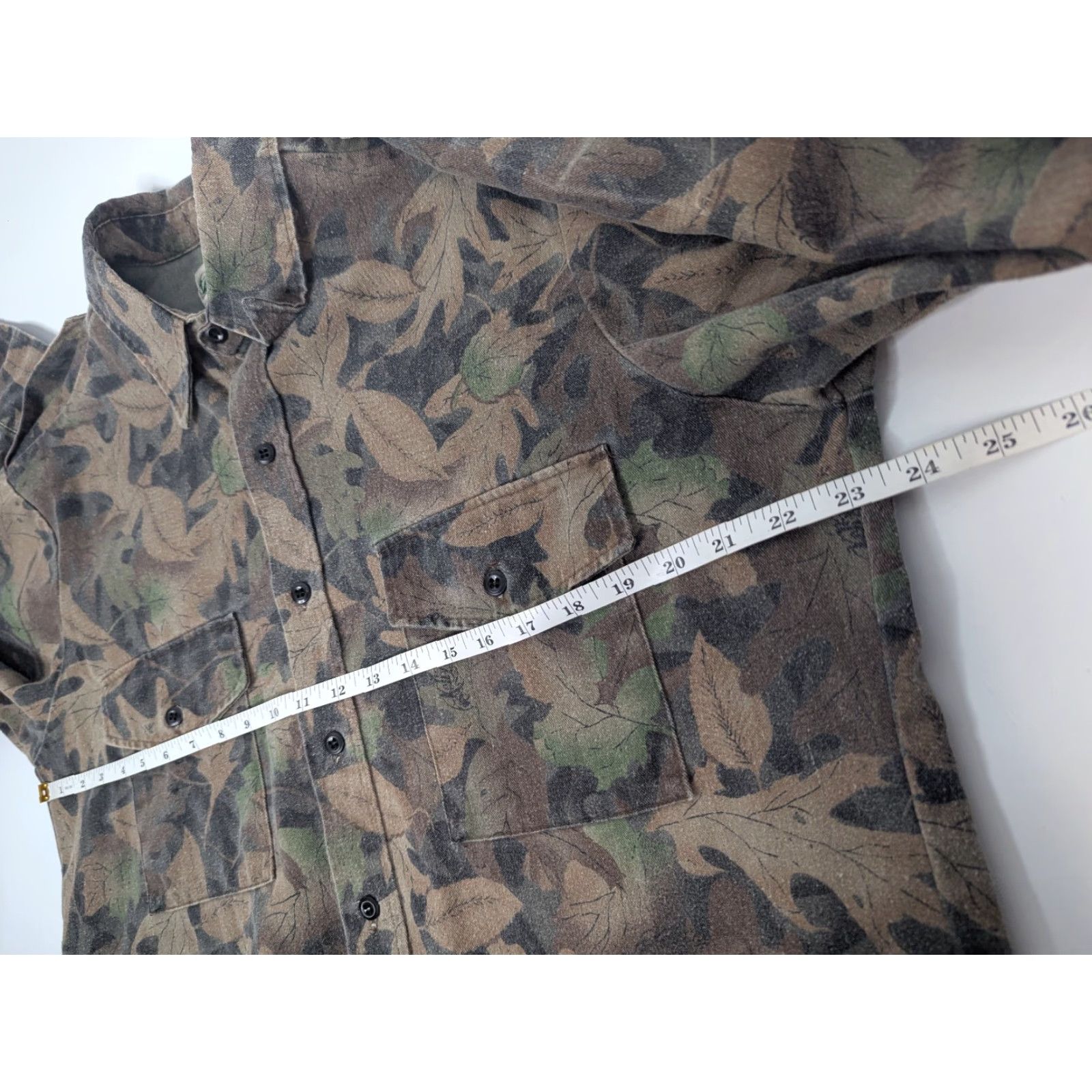 Vintage VINTAGE Gander Mountain Camouflage Shirt Mens L Kelly Cooper USA Camouflage Long Sleeve Button-Up Pockets Cotton Polyester Brown USA Size US L / EU 52-54 / 3 - 7 Thumbnail