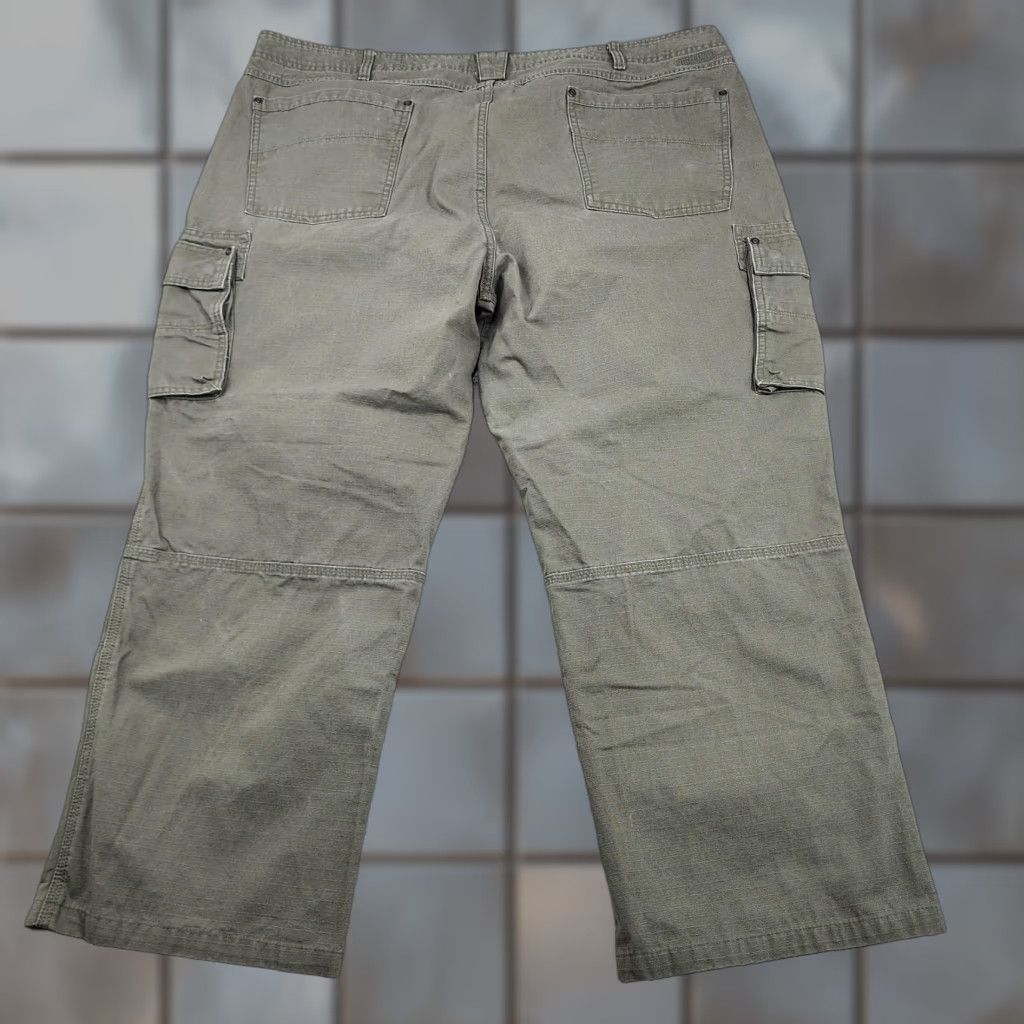 Olive RedHead Cargo Pants Mens 44x27 Olive Green Ripstop Double Knee Cargo Workwear Pants Mens 44 Olive Green Cotton Ripstop Regular Size US 44 / EU 60 - 1 Thumbnail
