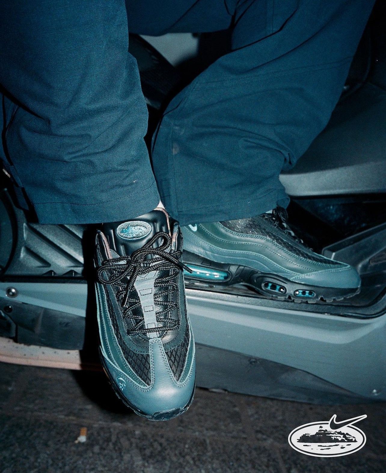 Corteiz × Nike Nike Air Max 95 SP Corteiz Aegean Storm Size 9.5 Size US 9.5 / EU 42-43 - 11 Thumbnail