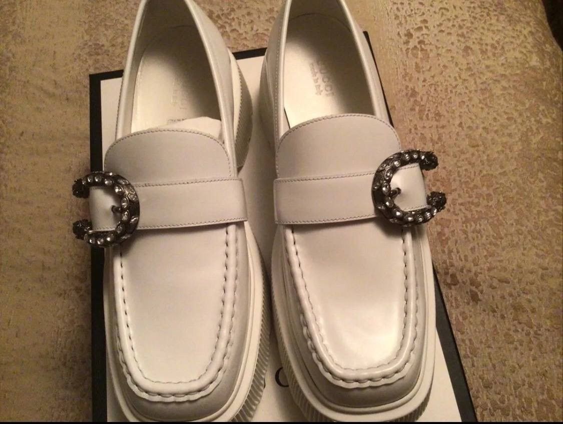 Gucci Gucci Loafers Crystal-Embellished Tiger Head Size US 9 / IT 39 - 5 Thumbnail