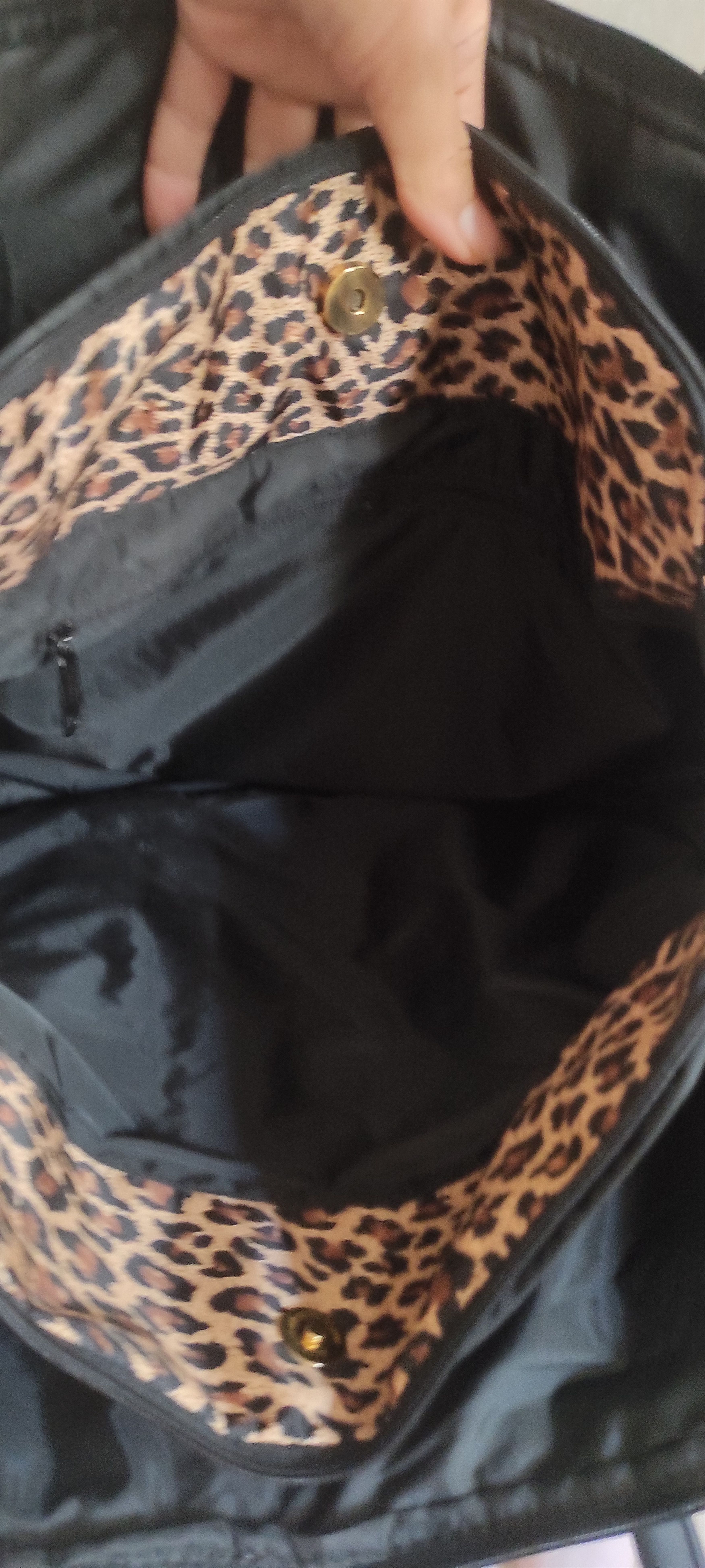 Sonia Rykiel Sonia RYKIEL Paris. Brown Panther Print Nylon Tote Bag Size ONE SIZE - 8 Thumbnail