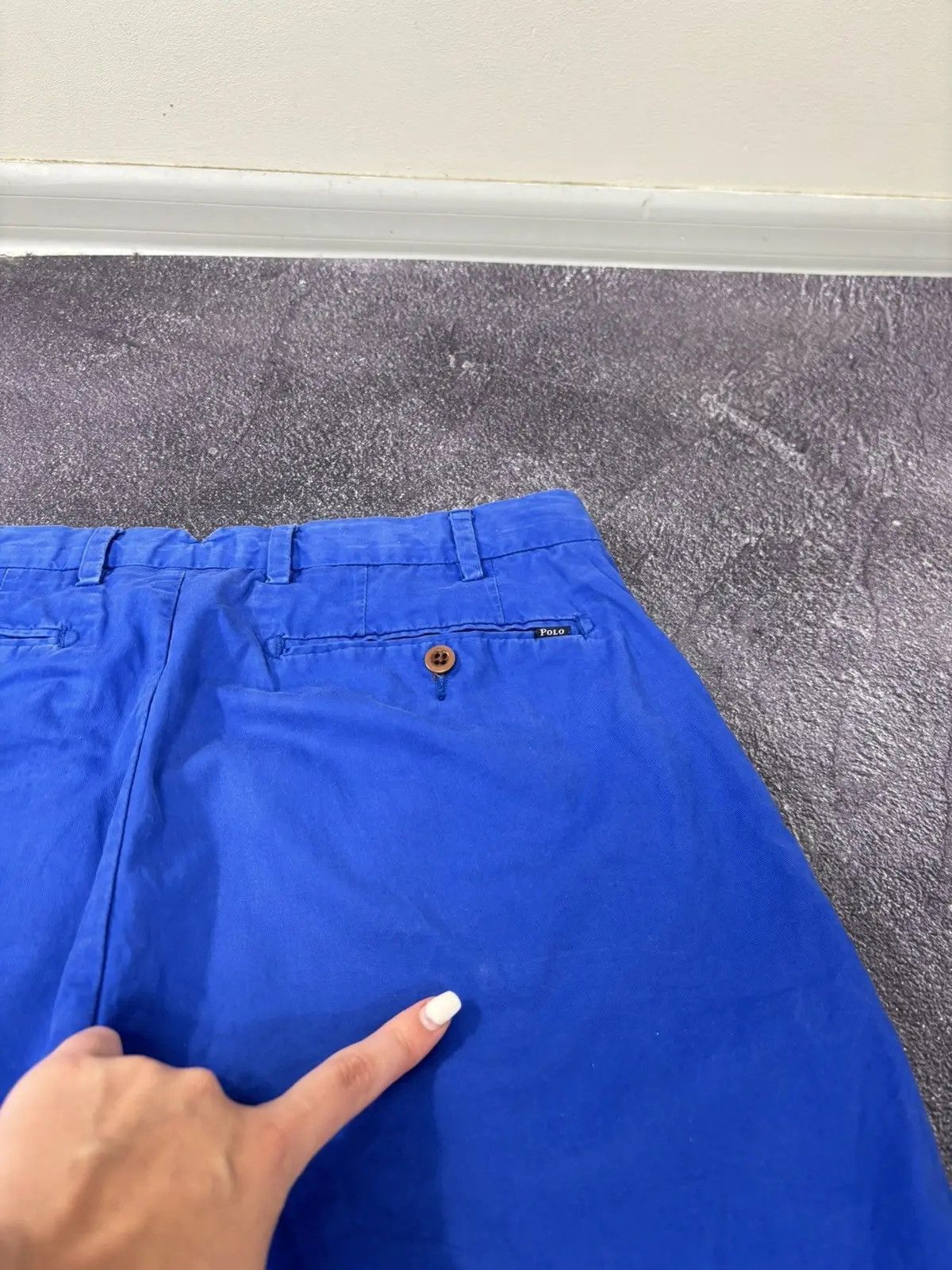 Polo Ralph Lauren × Ralph Lauren × Vintage Vintage Polo Ralph Lauren Classic Fit Blue Classic Shorts Size US 32 / EU 48 - 13 Thumbnail