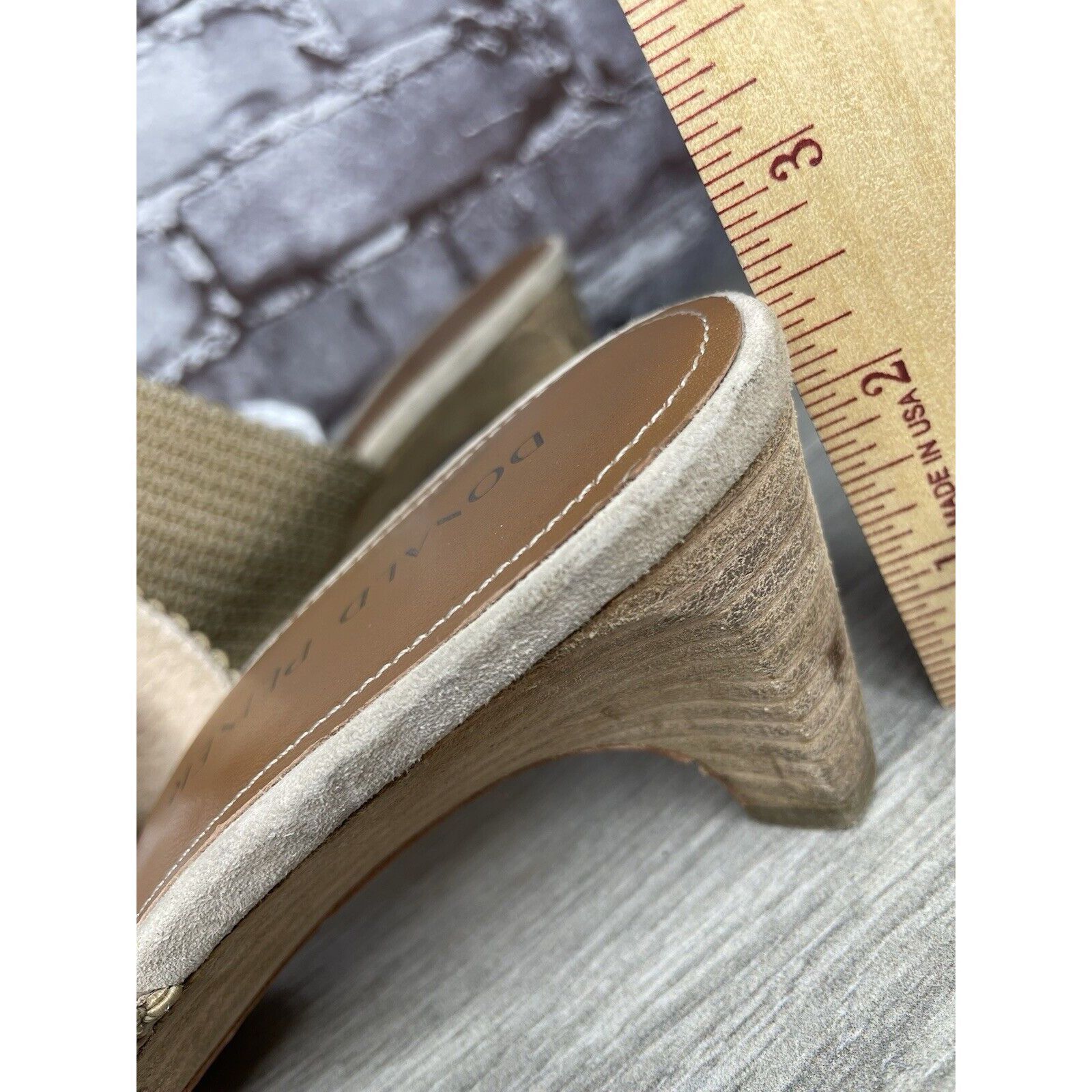 Donald Pliner Donald J. Pliner Fenda Beige Tan Elastic Pointed Heel Mules Size US 9 / IT 39 - 9 Thumbnail