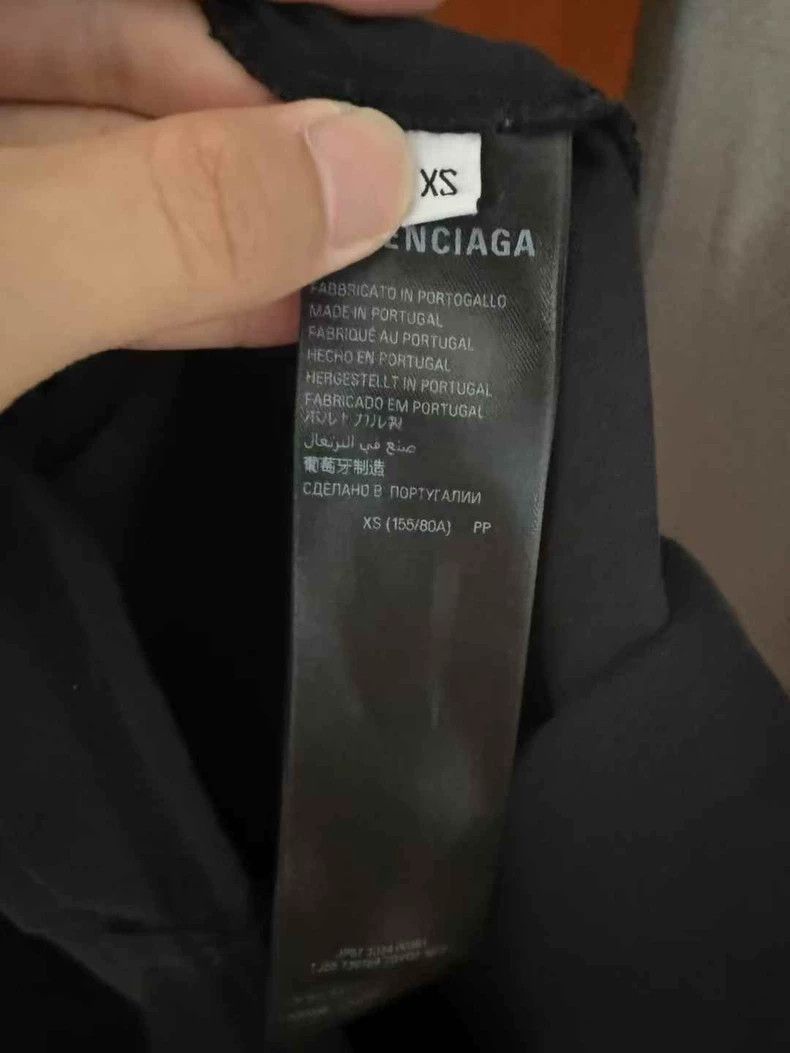Balenciaga Balenciaga Silver tape short sleeve Size US XS / EU 42 / 0 - 4 Thumbnail