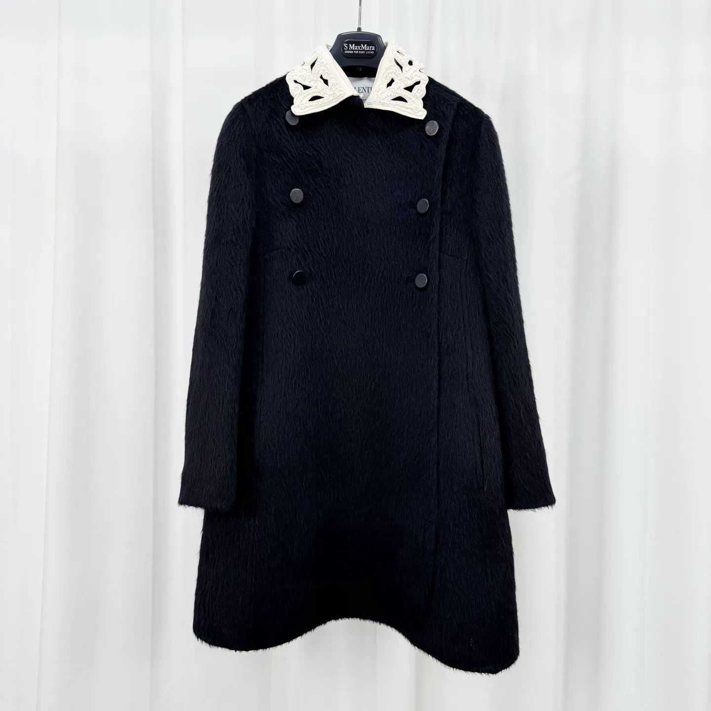 Valentino Valentino Alpaca Wool Doll Collar Coat Size US XL / EU 56 / 4 - 1 Thumbnail