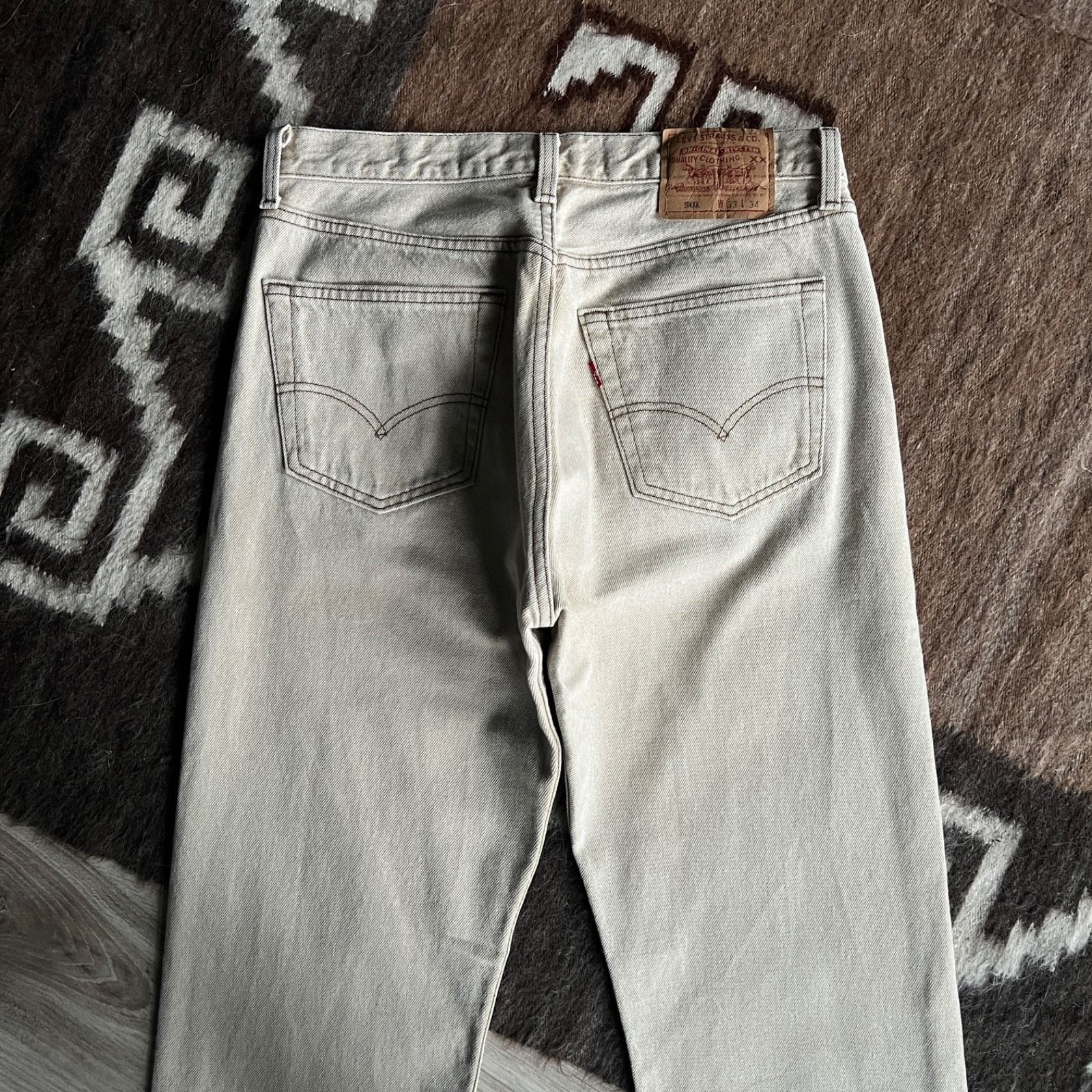 Levi's Levi’s 501 USA Made Vintage Denim Jeans 9804AC Size US 33 - 1 Thumbnail