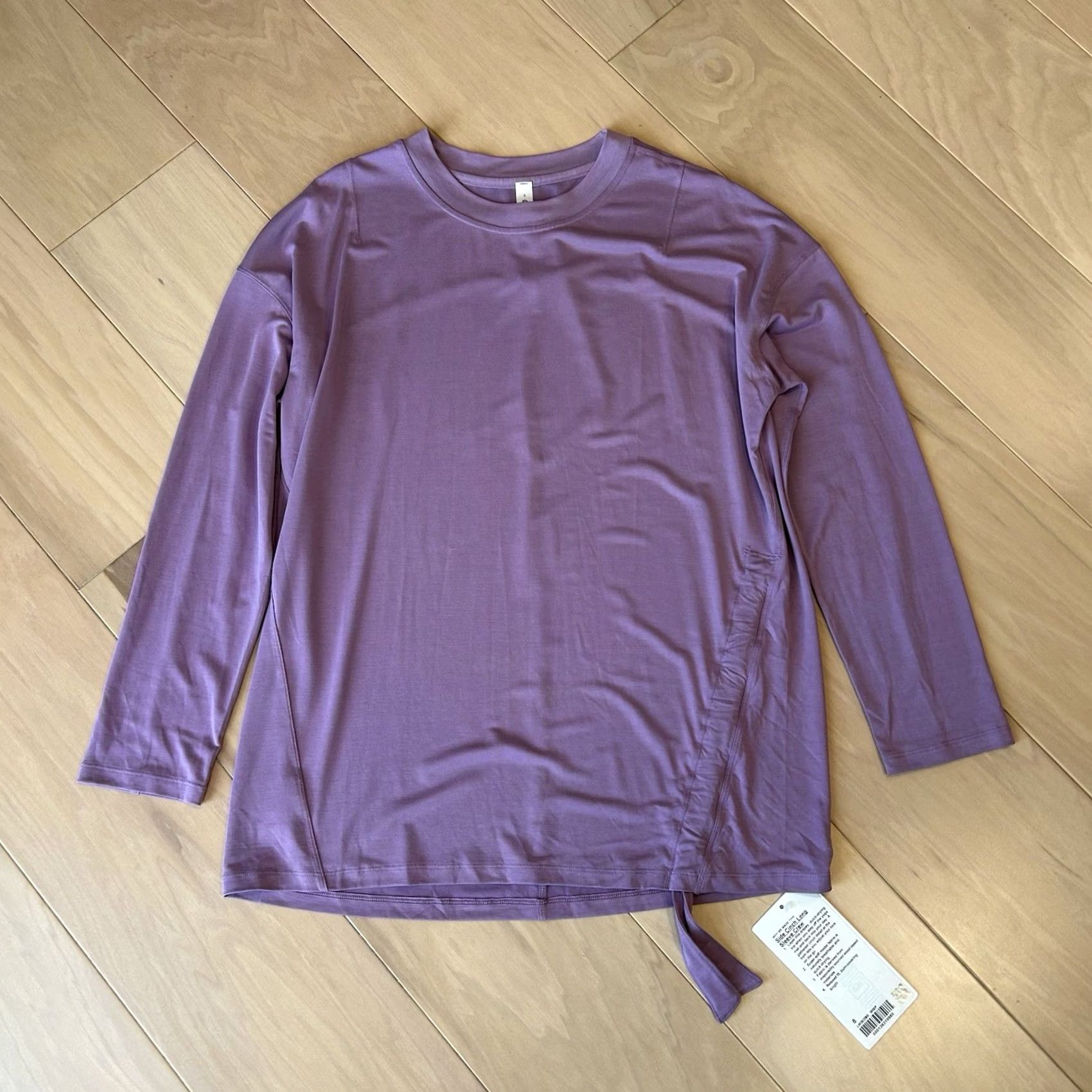 Lululemon Lululemon Side Cinch Crewneck Shirt In Wisp Long Sleeve Women’s 8 Size M / US 6-8 / IT 42-44 - 2 Thumbnail