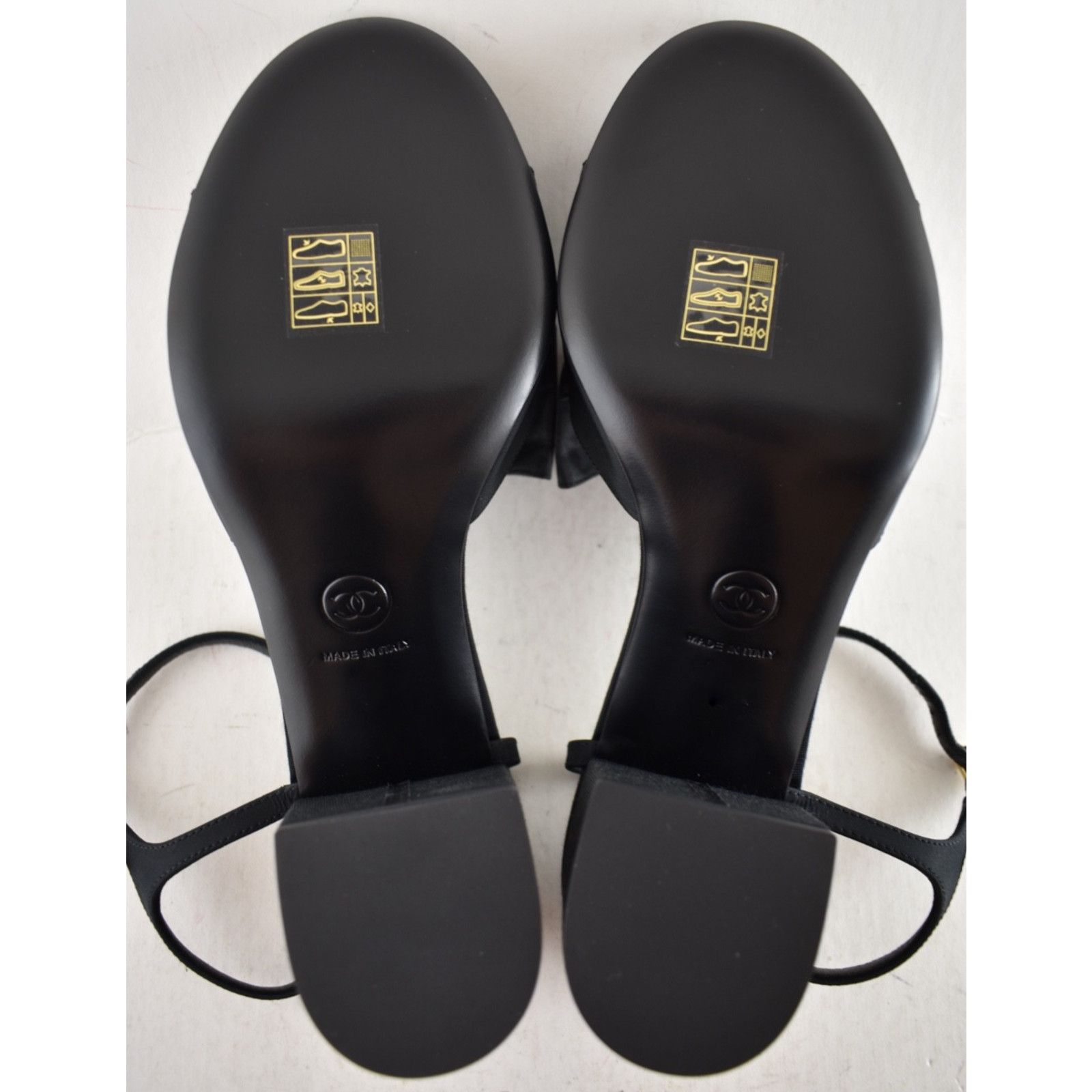 Chanel Chanel 24A Silk Bow Crystal CC Logo Ankle Strap Block Heel Size US 12 / IT 42 - 19 Thumbnail