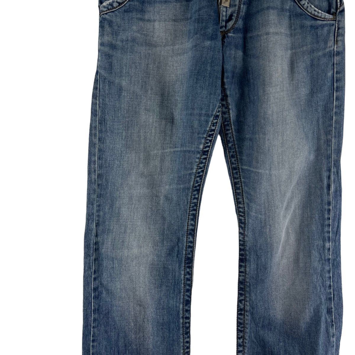 Emporio Armani 🔥VTG BIKER DENIM JEANS EMPORIO ARMANI JOSH COLLECTION Size US 38 / EU 54 - 3 Thumbnail