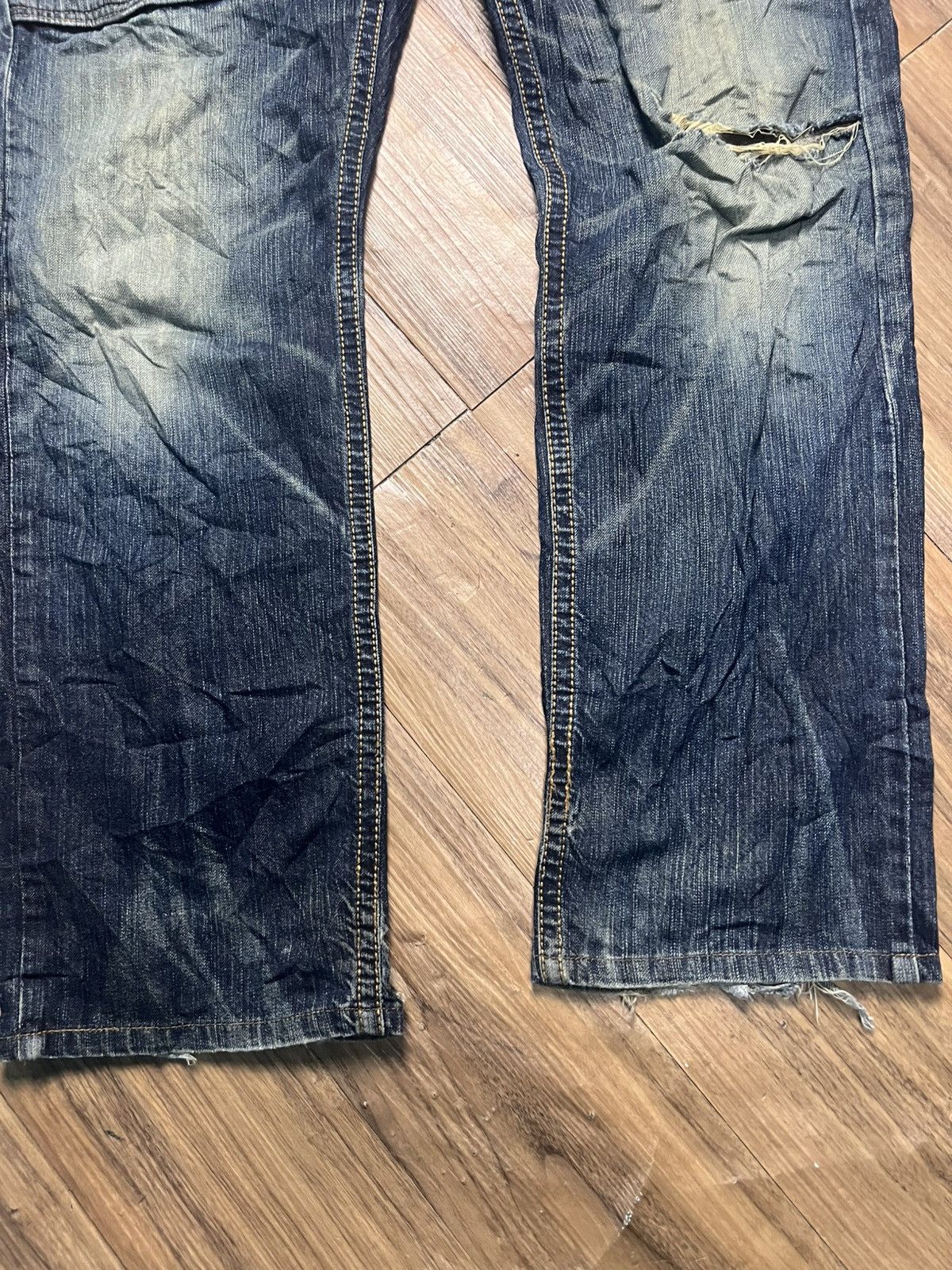 Edwin RARE Edwin XU Vintage Cargo Jeans (W34) Made in Japan (42) Size US 34 / EU 50 - 4 Thumbnail