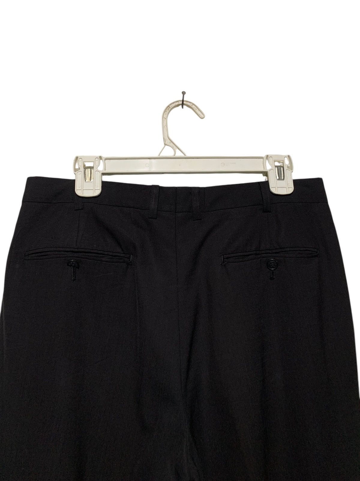 Yves Saint Laurent Vintage Yves Saint Laurent baggy embroidered logo trouser Size US 31 - 7 Thumbnail
