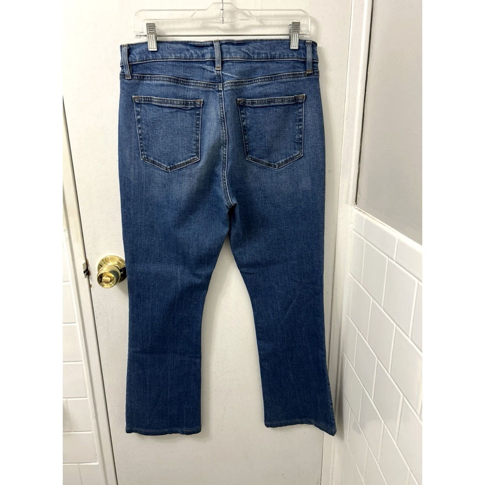 Loft LOFT The Boot Jeans Womens 30x27 Medium Wash Blue High Rise Bootcut Denim Jeans Size 30" / US 8 / IT 44 - 6 Thumbnail
