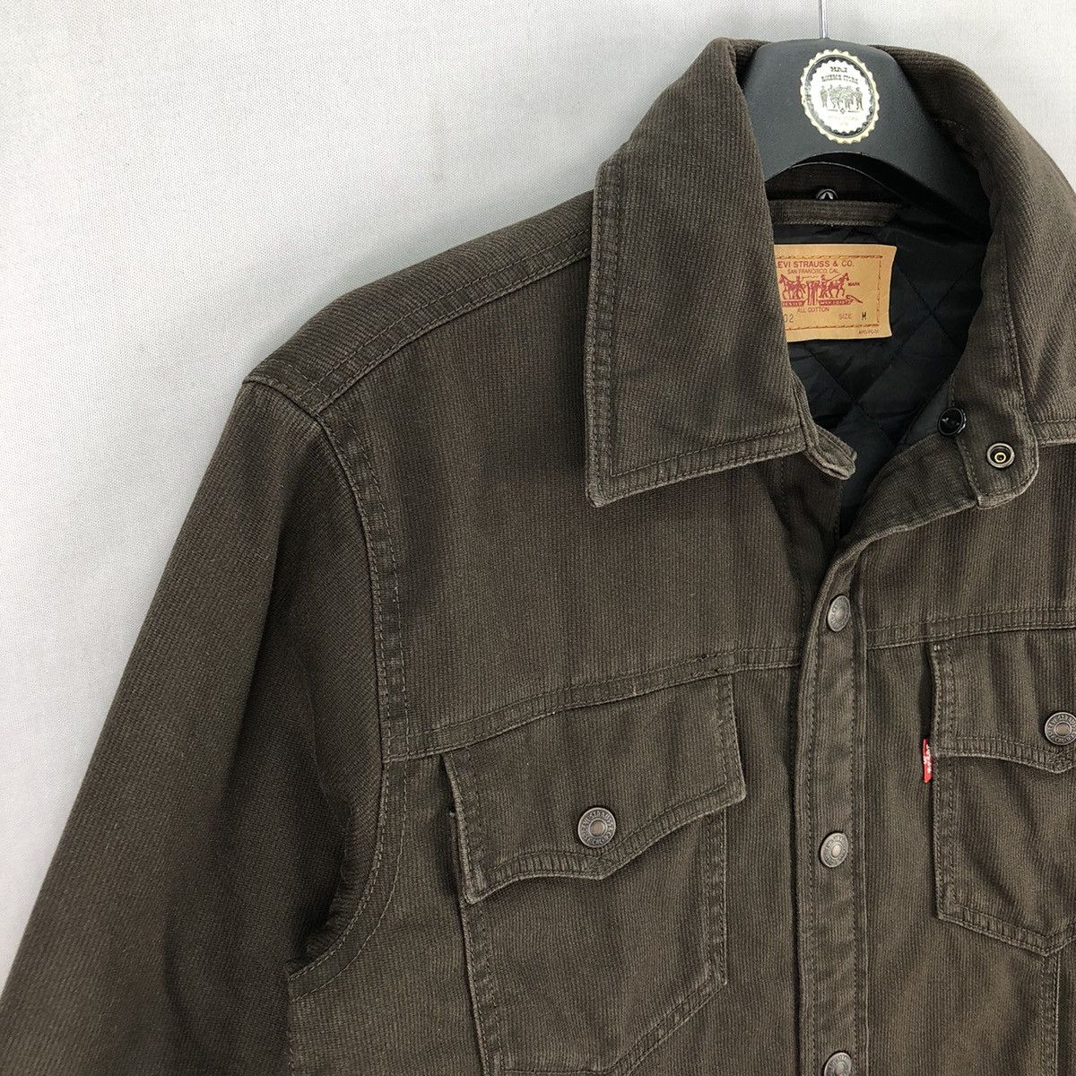 Levi's Vintage Clothing Vintage Y2K Levis Corduroy Jacket Quilted Lining Size US S / EU 44-46 / 1 - 2 Thumbnail