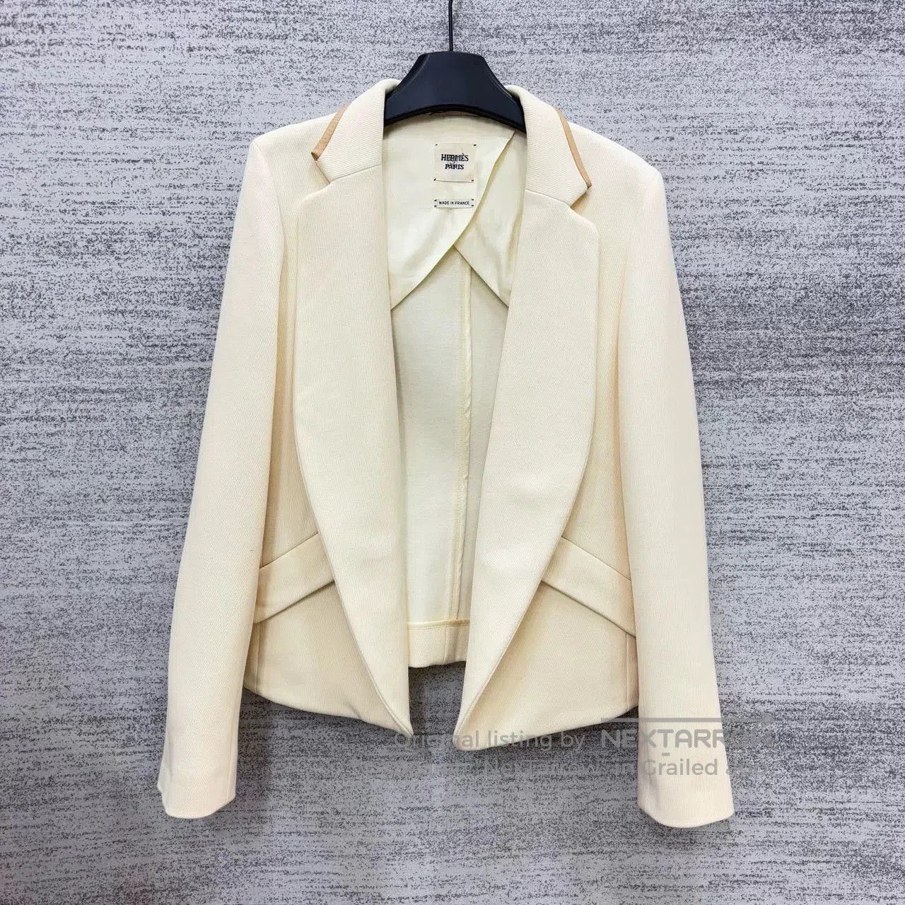 Hermes cream fitted long coat by hermes. Size US M / EU 48-50 / 2 - 1 Thumbnail