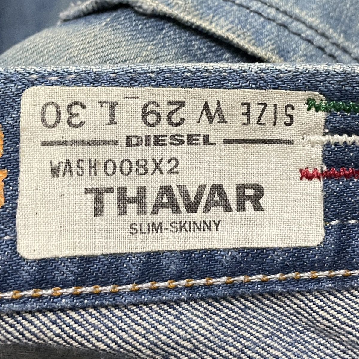 Diesel × Vintage Very Rare Design Vintage Brand Diesel Distressed Jeans 1990s Size US 29 - 10 Thumbnail