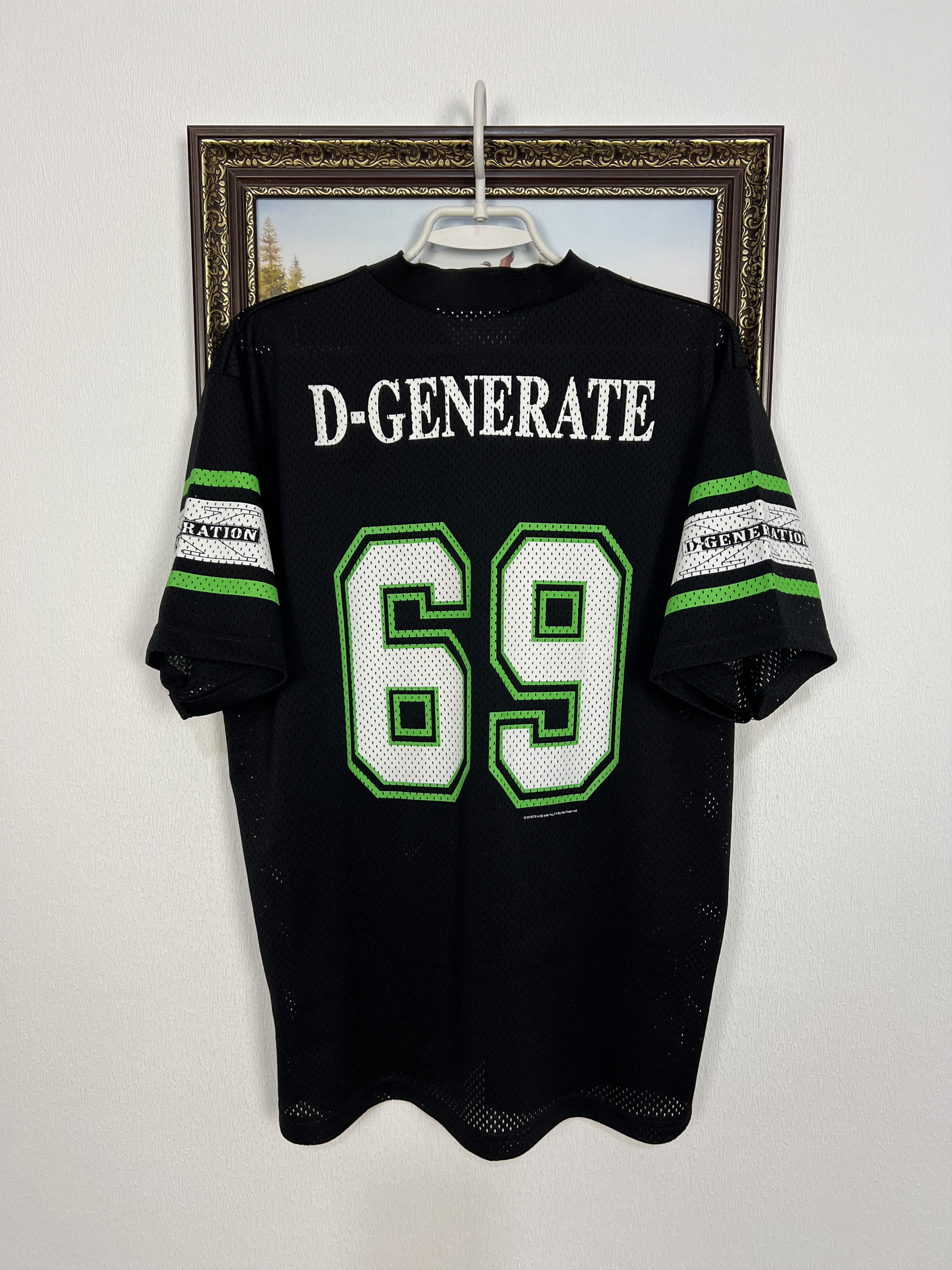 Vintage 1999 WWF WWE DX D Generation Jersey Shirt Attitude Tee Rare Size US L / EU 52-54 / 3 - 8 Thumbnail