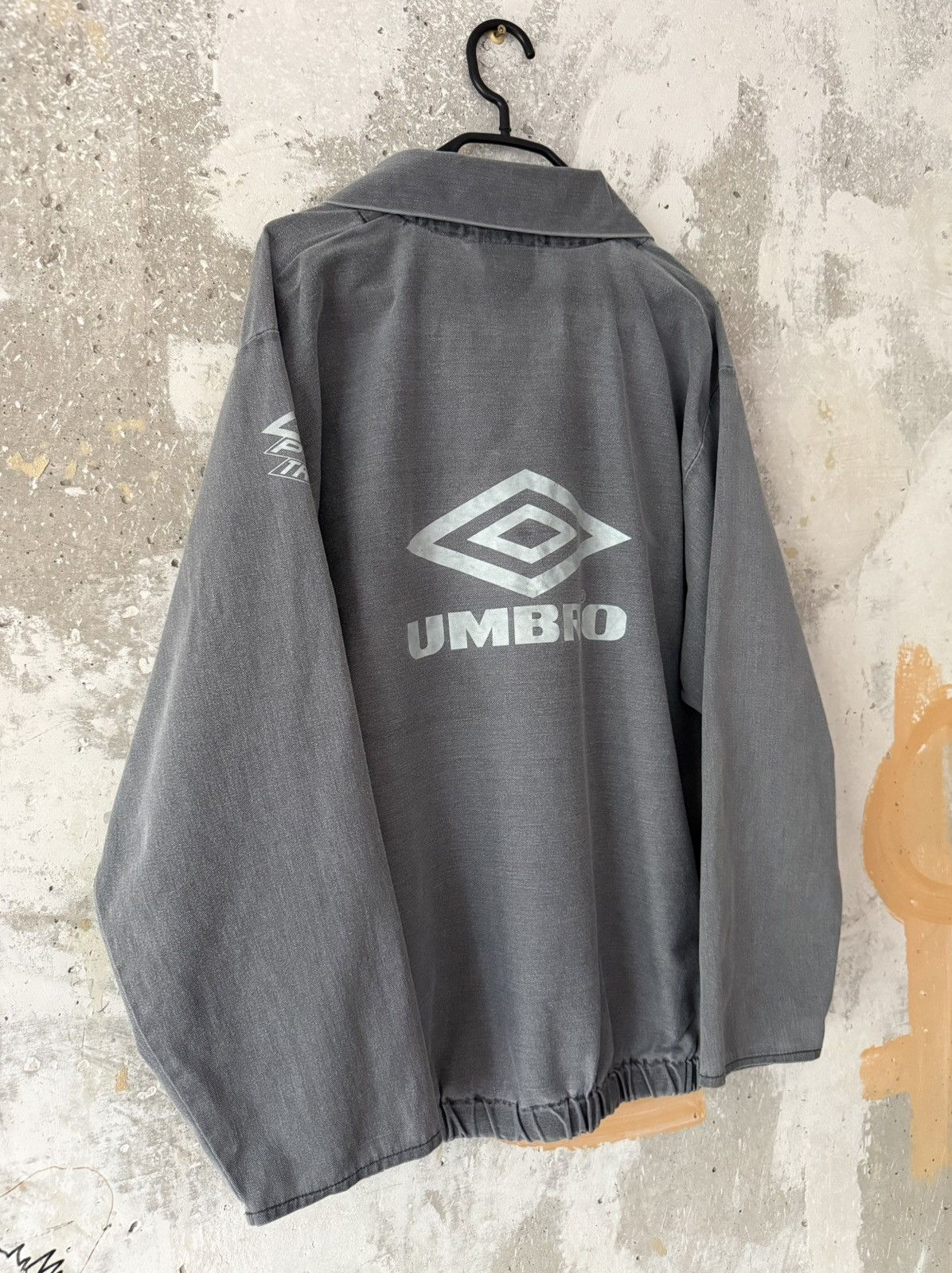 Umbro Vintage Umbro Training Drill Top Sweatshirt Washed Jacket Size US M / EU 48-50 / 2 - 7 Thumbnail
