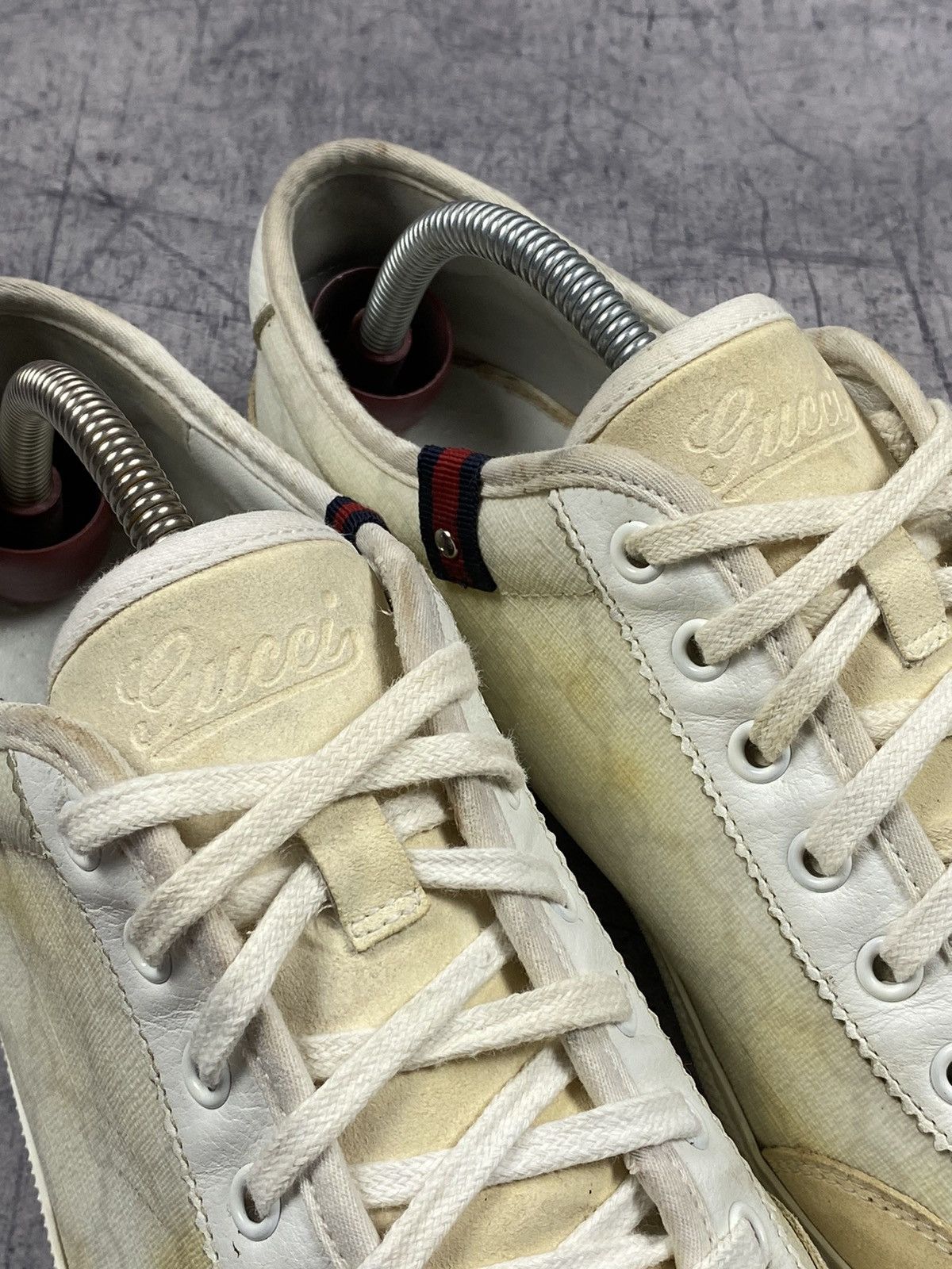 Gucci Vintage Gucci GG Canvas Monogram Low Sneakers Shoes Size US 8 / EU 41 - 8 Thumbnail