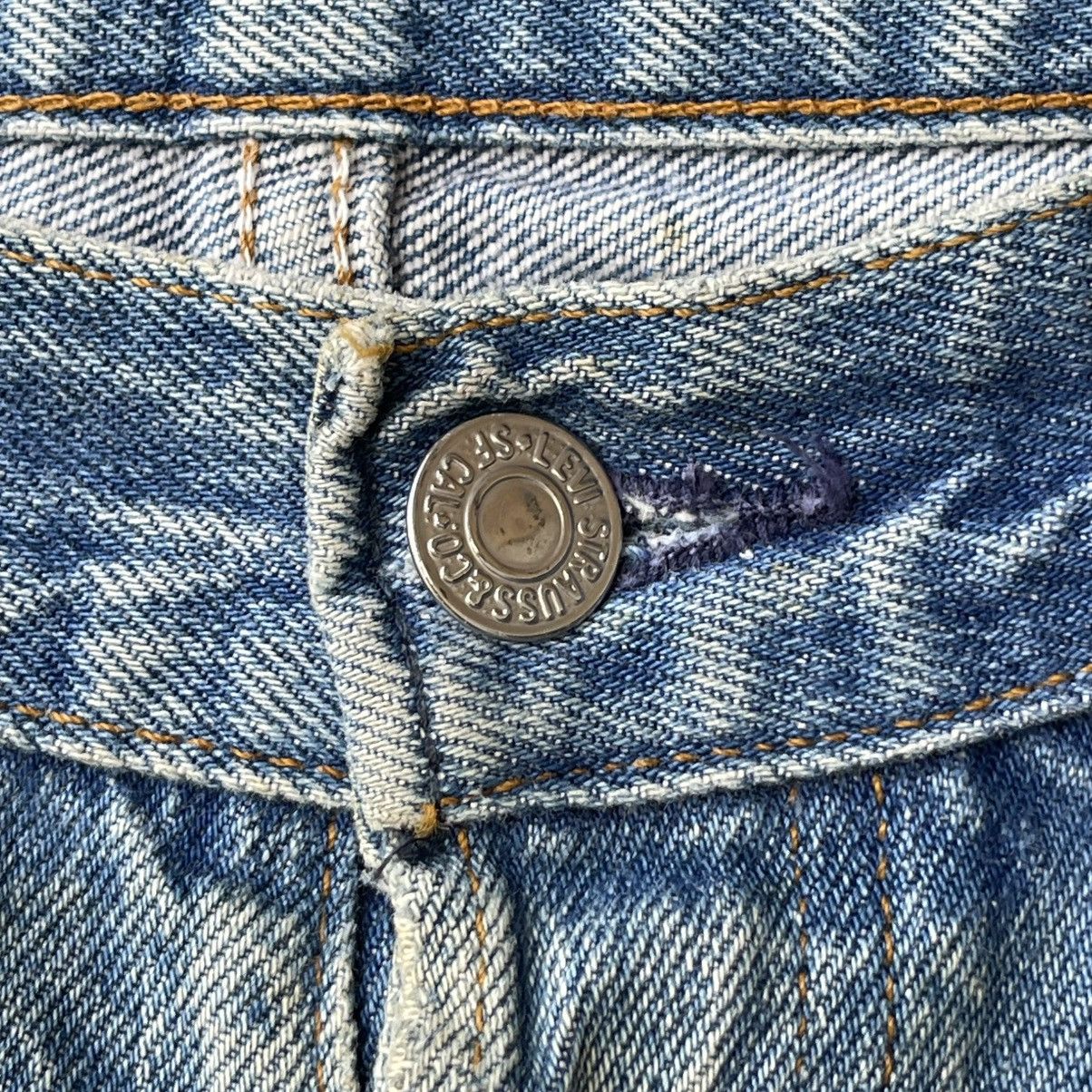 Levi's Vintage 80s Levi's 501 Denim Jeans Faded Distressed Size US 34 / EU 50 - 8 Thumbnail