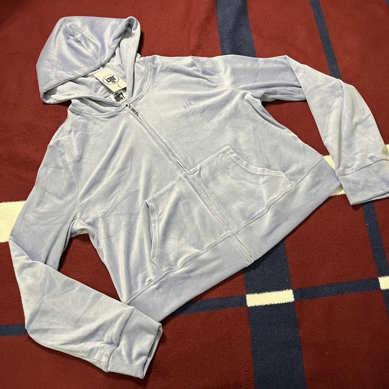 Juicy Couture Juicy Couture lilac purple soft velour hoodie pockets Size XL / US 12-14 / IT 48-50 - 1 Thumbnail