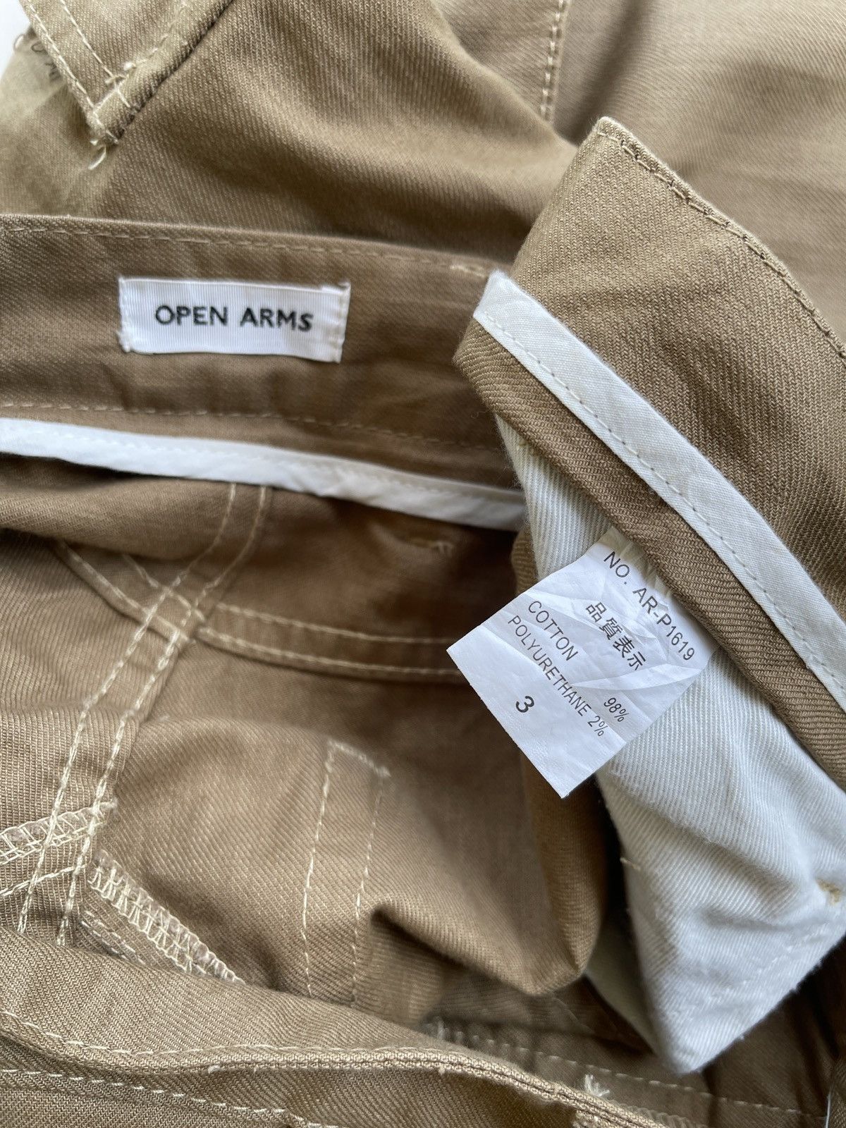 Japanese Brand Open Arms Flare Cargo Multipocket Pants Size US 32 / EU 48 - 12 Thumbnail