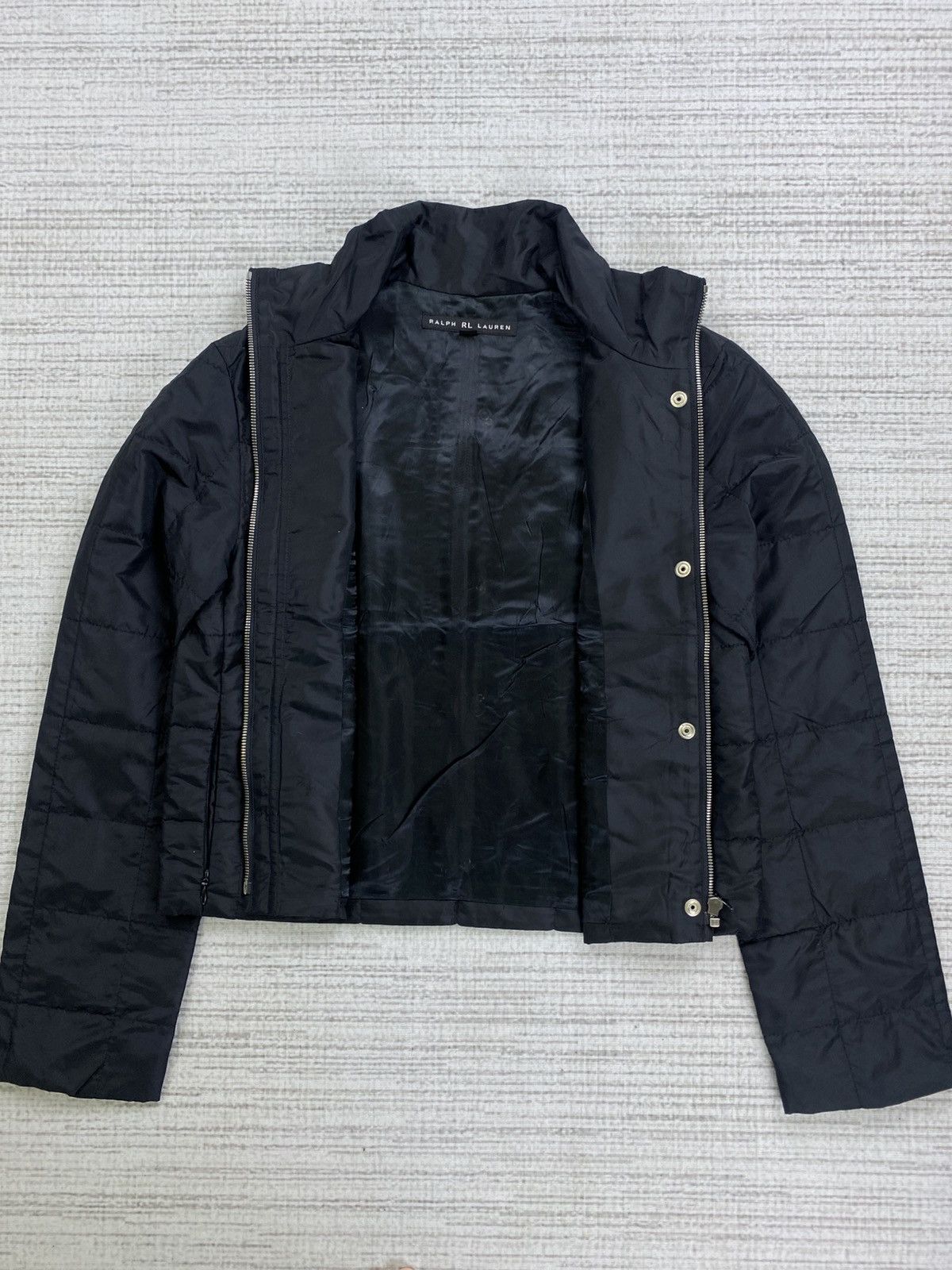 Japanese Brand × Ralph Lauren × Vintage Vintage Ralph Lauren RL Cropped Down Puffer Jacket Size S / US 4 / IT 40 - 5 Thumbnail