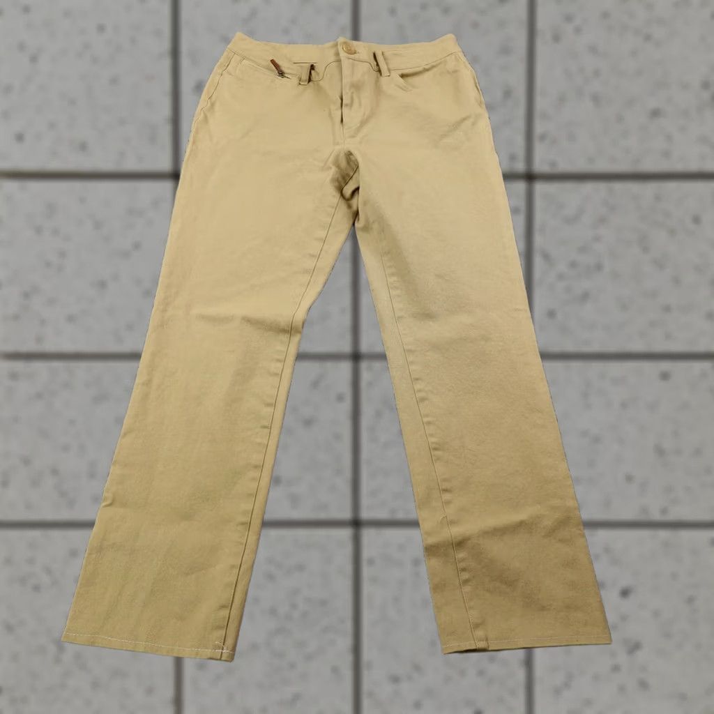 Ralph Lauren Ralph Lauren Pants Womens 6 Beige Chino Trousers Low Rise Stretch Preppy Size 28" / US 6 / IT 42 - 1 Thumbnail