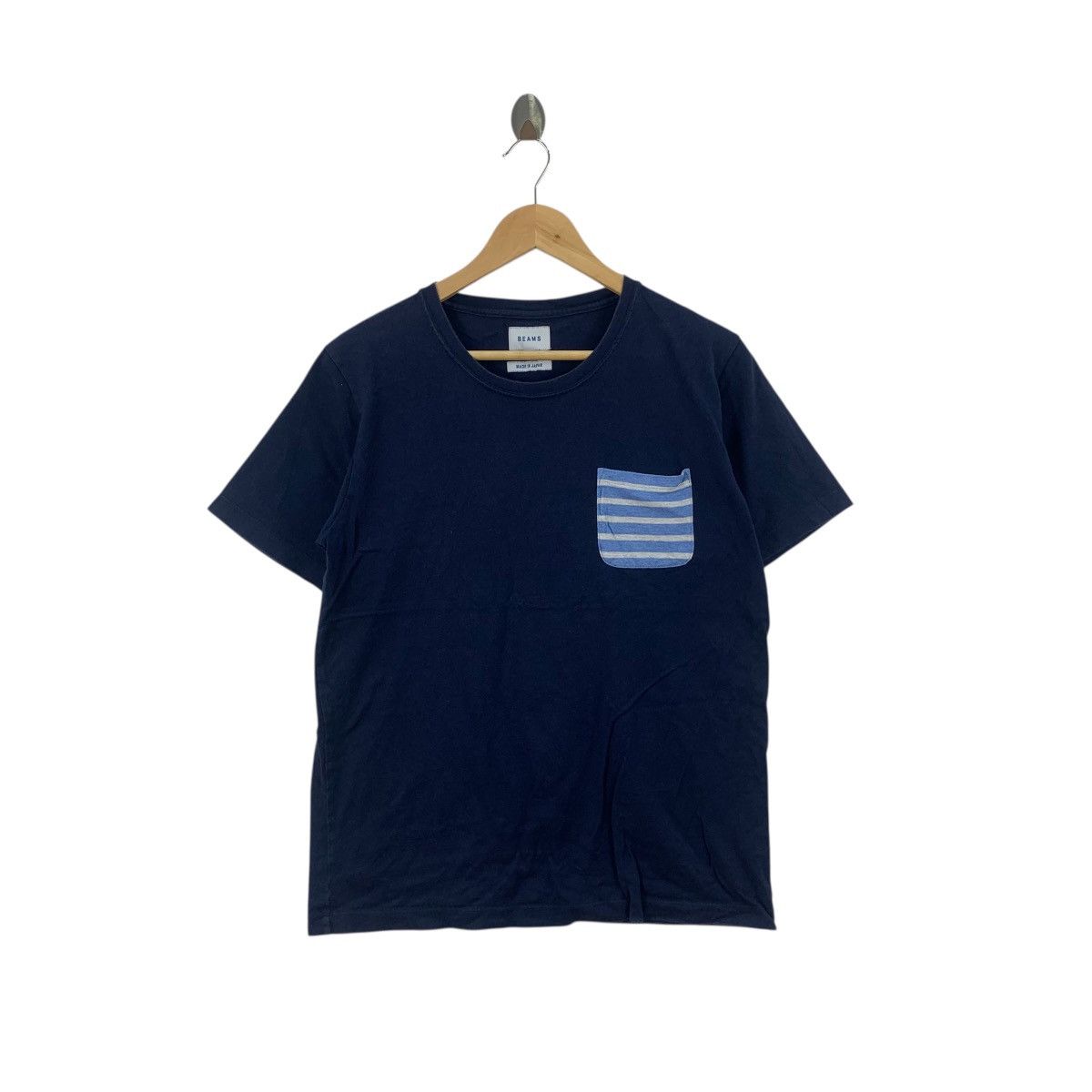 Beams Plus BEAMS PLUS Made In Japan Natural Pure Dye Pocket Tee Shirt Size US M / EU 48-50 / 2 - 1 Thumbnail