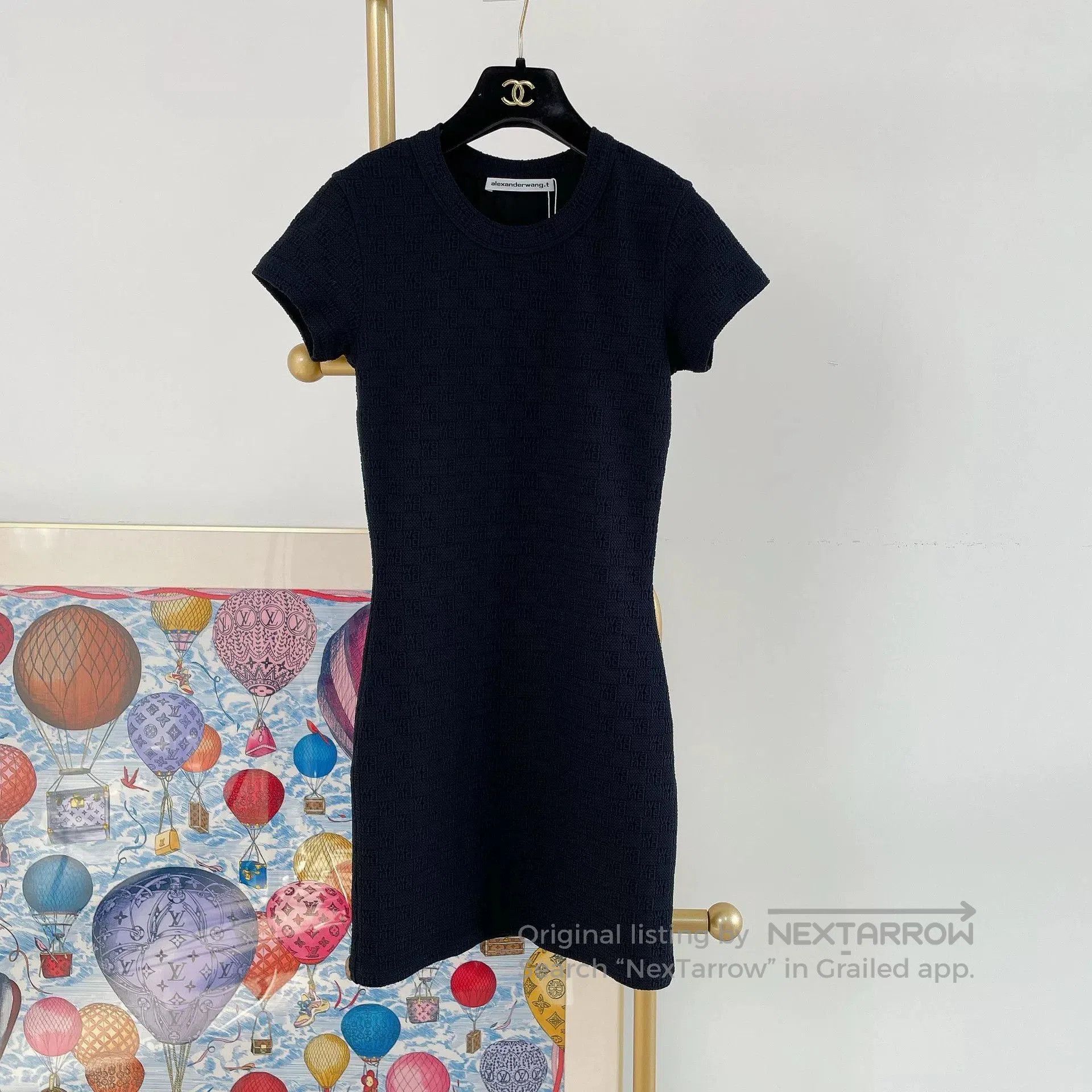 Alexander Wang Alexander Wang Knit Logo Dress. Size M / US 6-8 / IT 42-44 - 1 Thumbnail