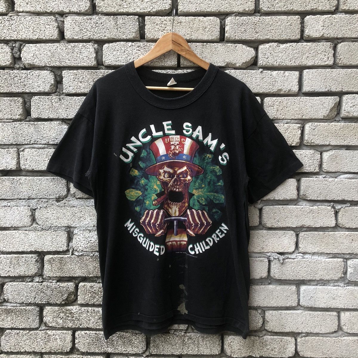 Vintage Vintage 1995 Uncle Sam’s Misguided Children Tee Size US XL / EU 56 / 4 - 1 Thumbnail