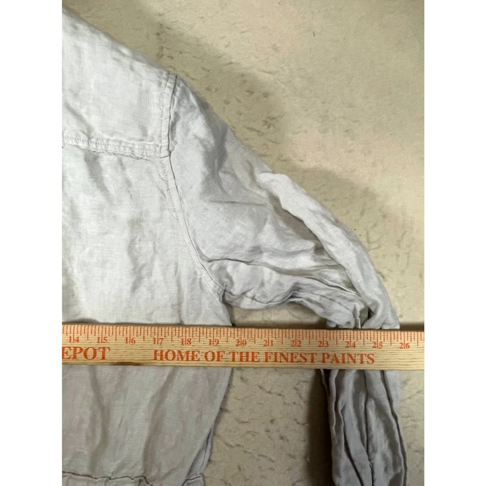 Jones New York Jones New York Jacket Women M Beige Linen Gold Snaps Drawstring Waist Pockets Mid-Length Size M / US 6-8 / IT 42-44 - 4 Thumbnail