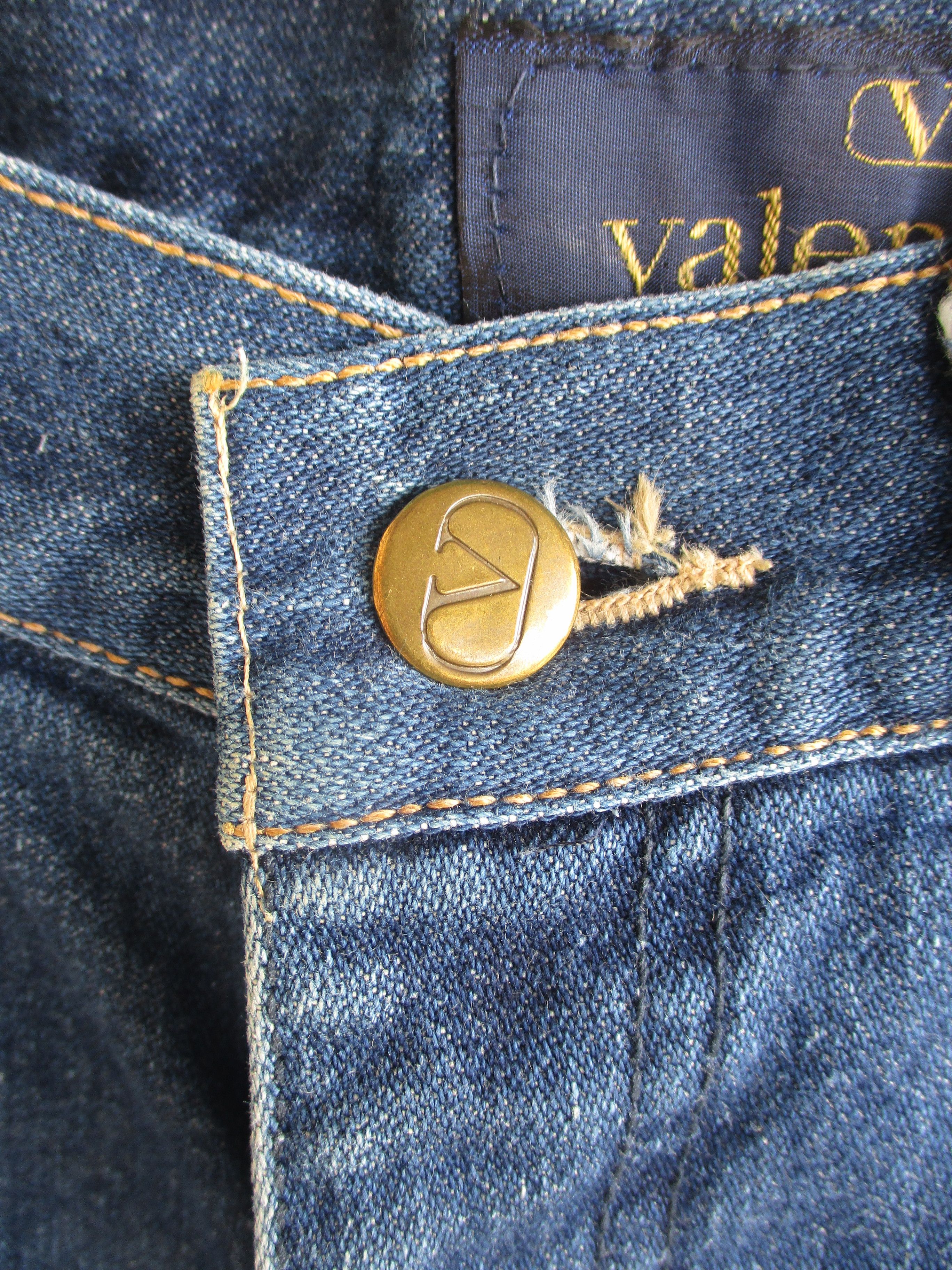Valentino × Vintage Valentino Garavani Viva Size 6 Jeans Talon Zipper W25 L27.5 Size 28" / US 6 / IT 42 - 7 Thumbnail